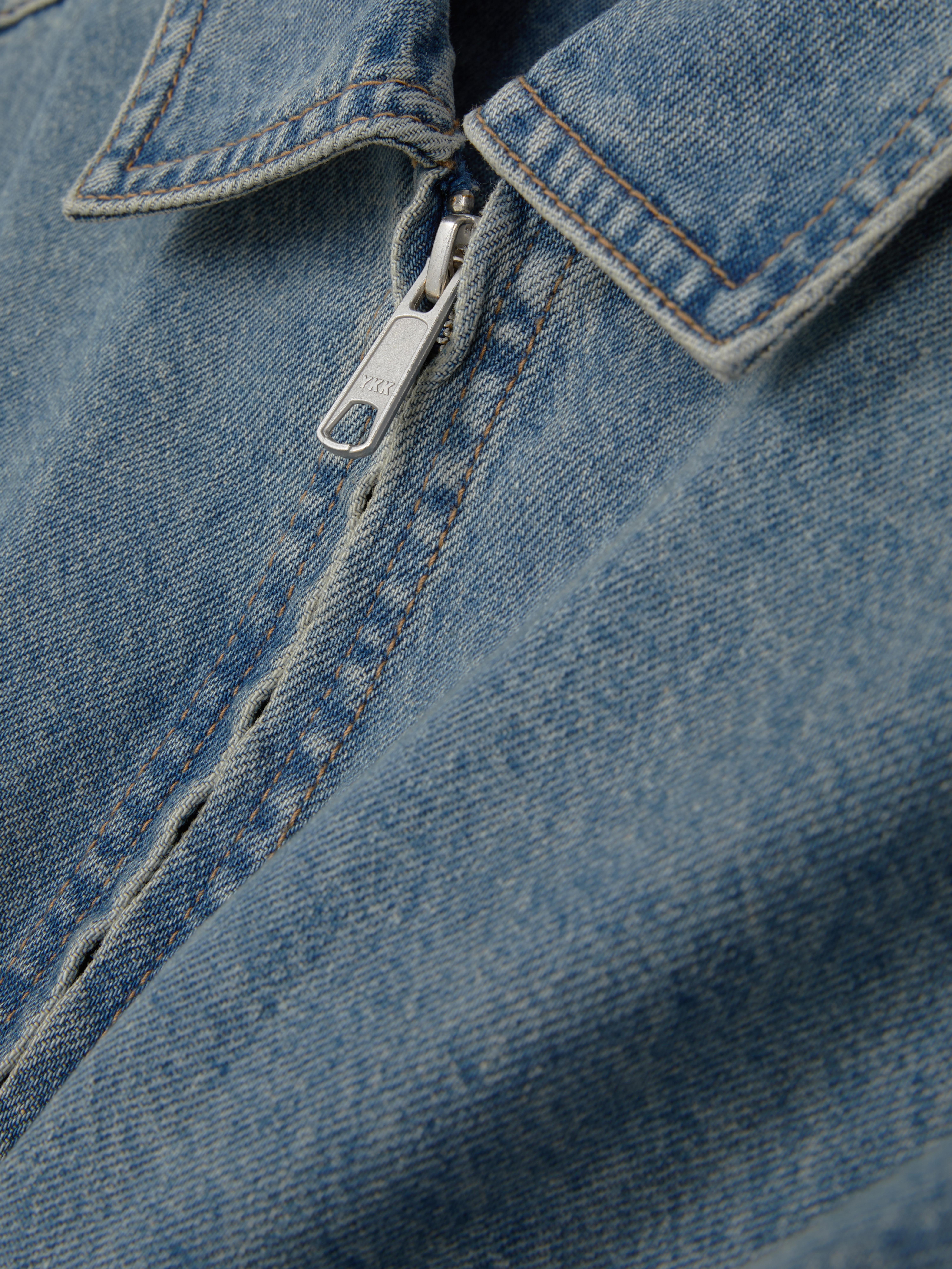 Denim Bomber Jacket