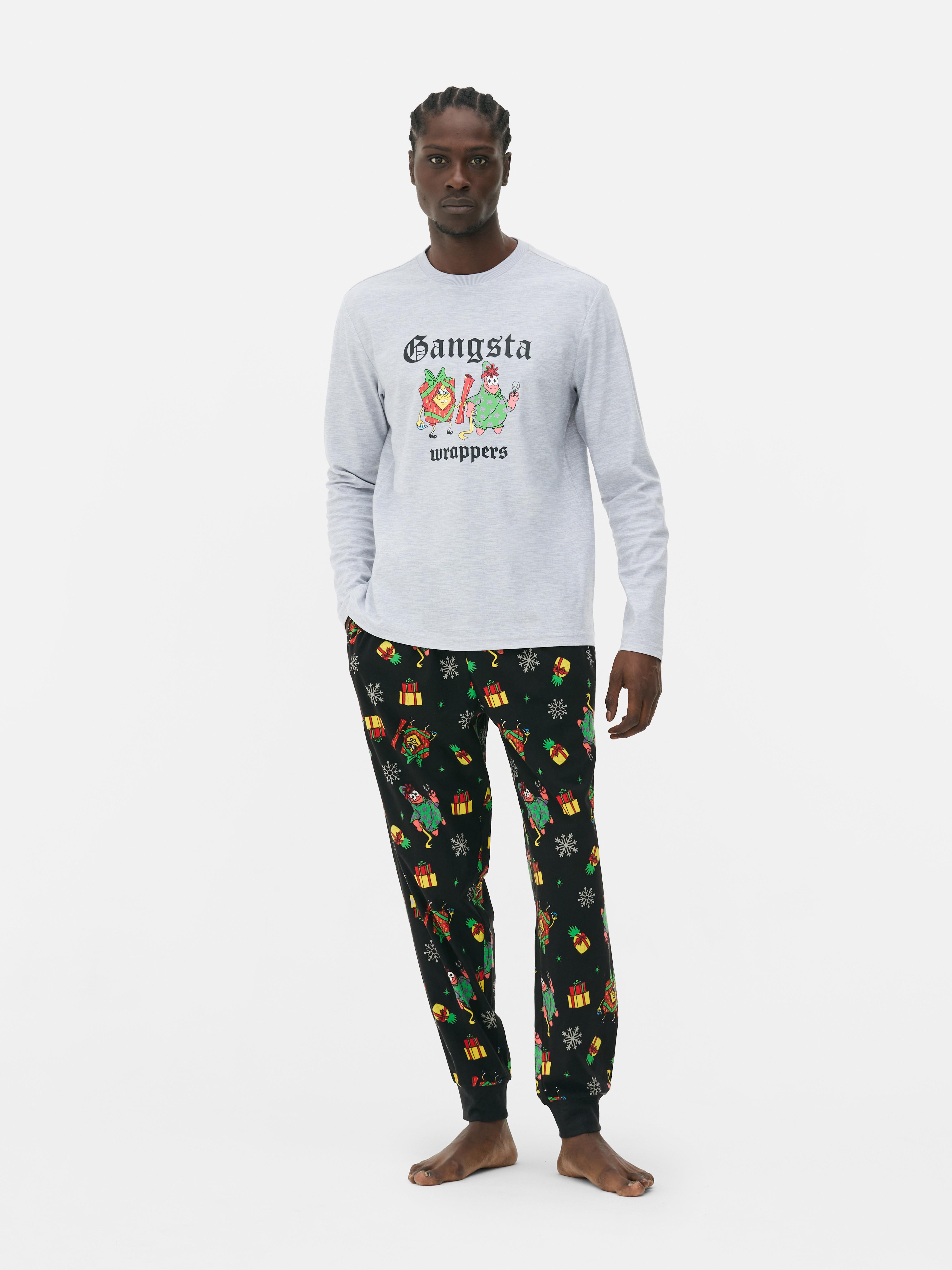 Pyjama De Noël 'moche' Homme - Pantalon Ample, Taille élastique, Motifs Festifs, Confort Détente Hiver