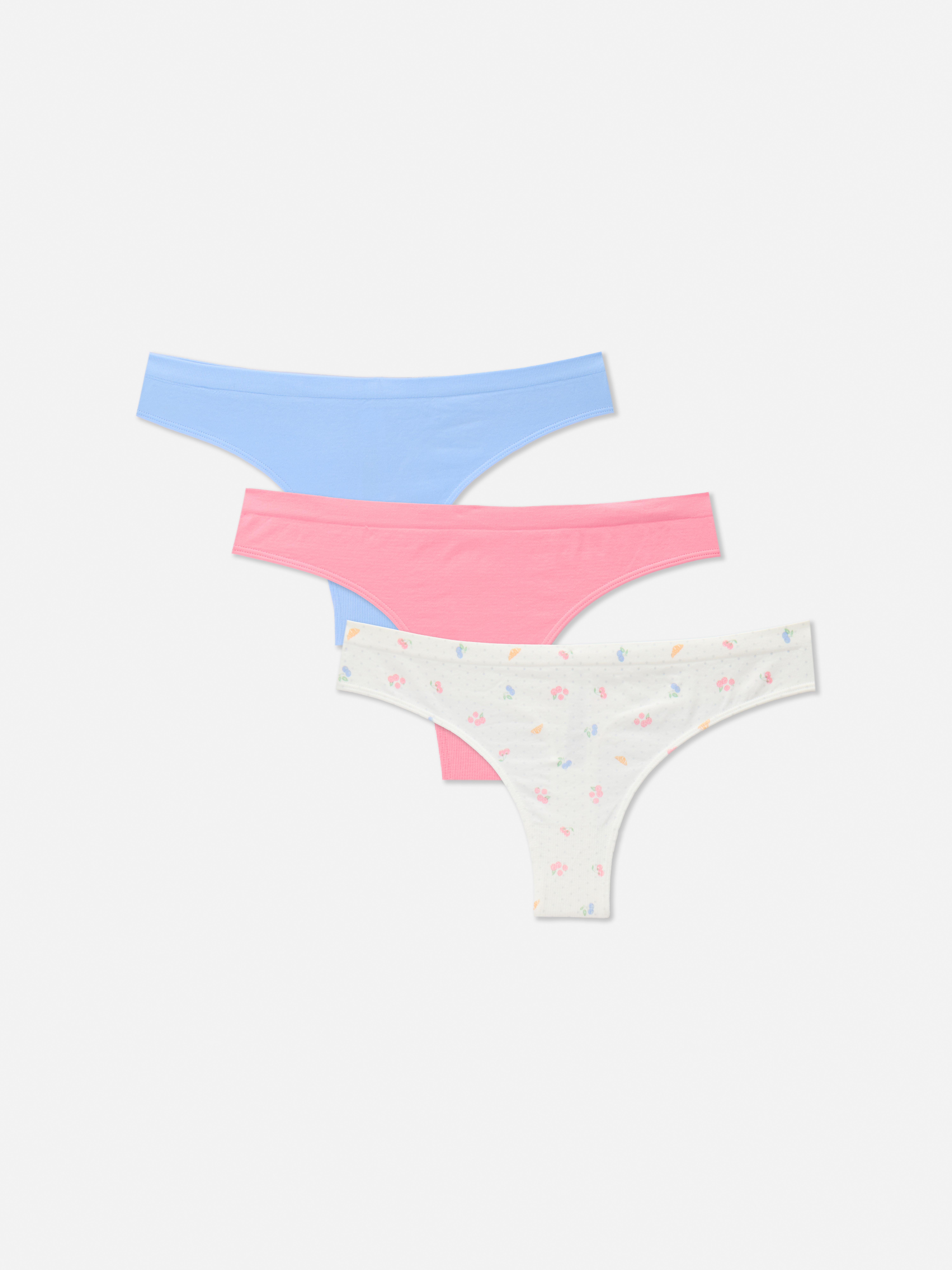 3pk Seamless Thongs
