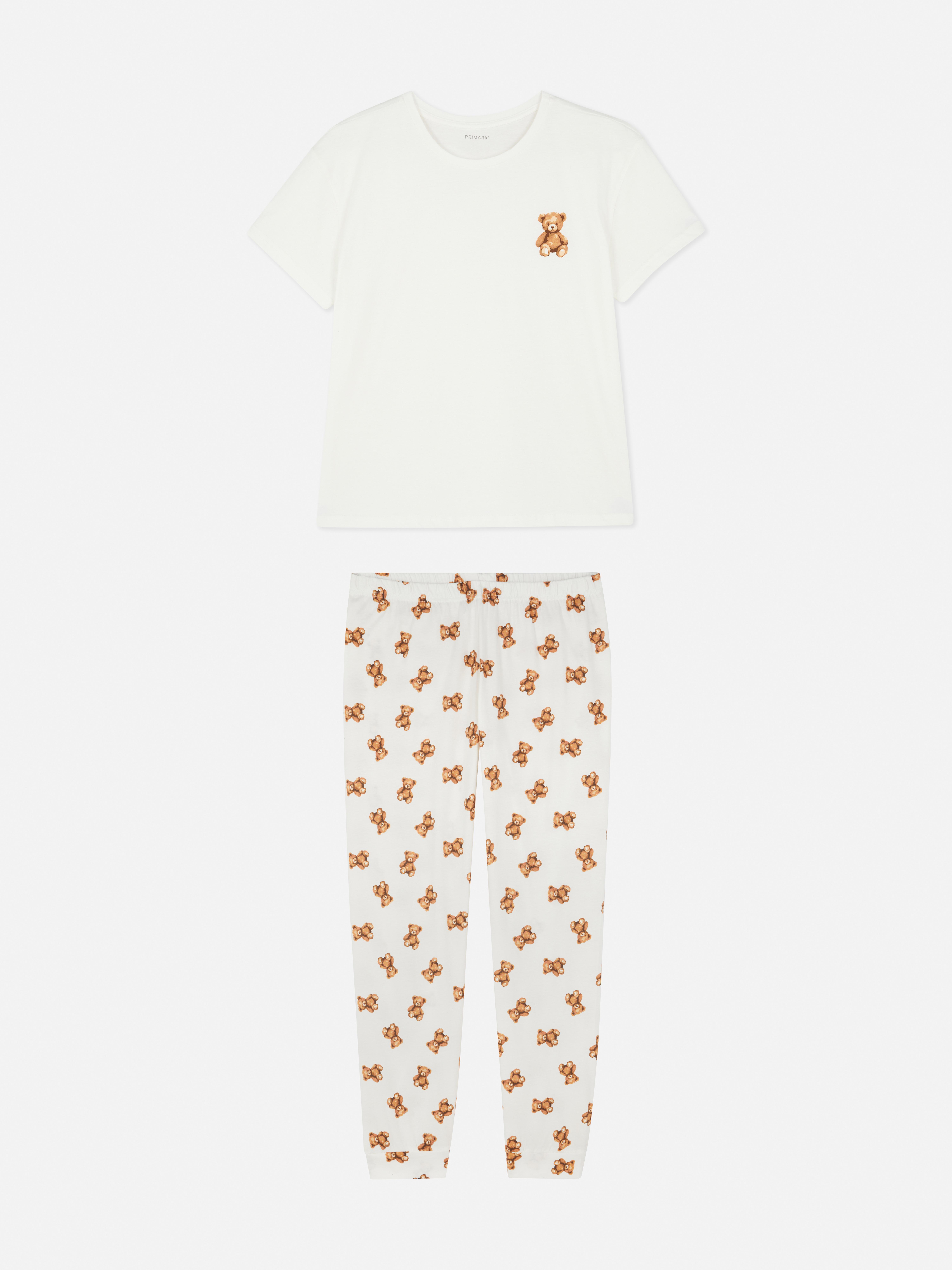 Pyjama imprimé à manches courtes