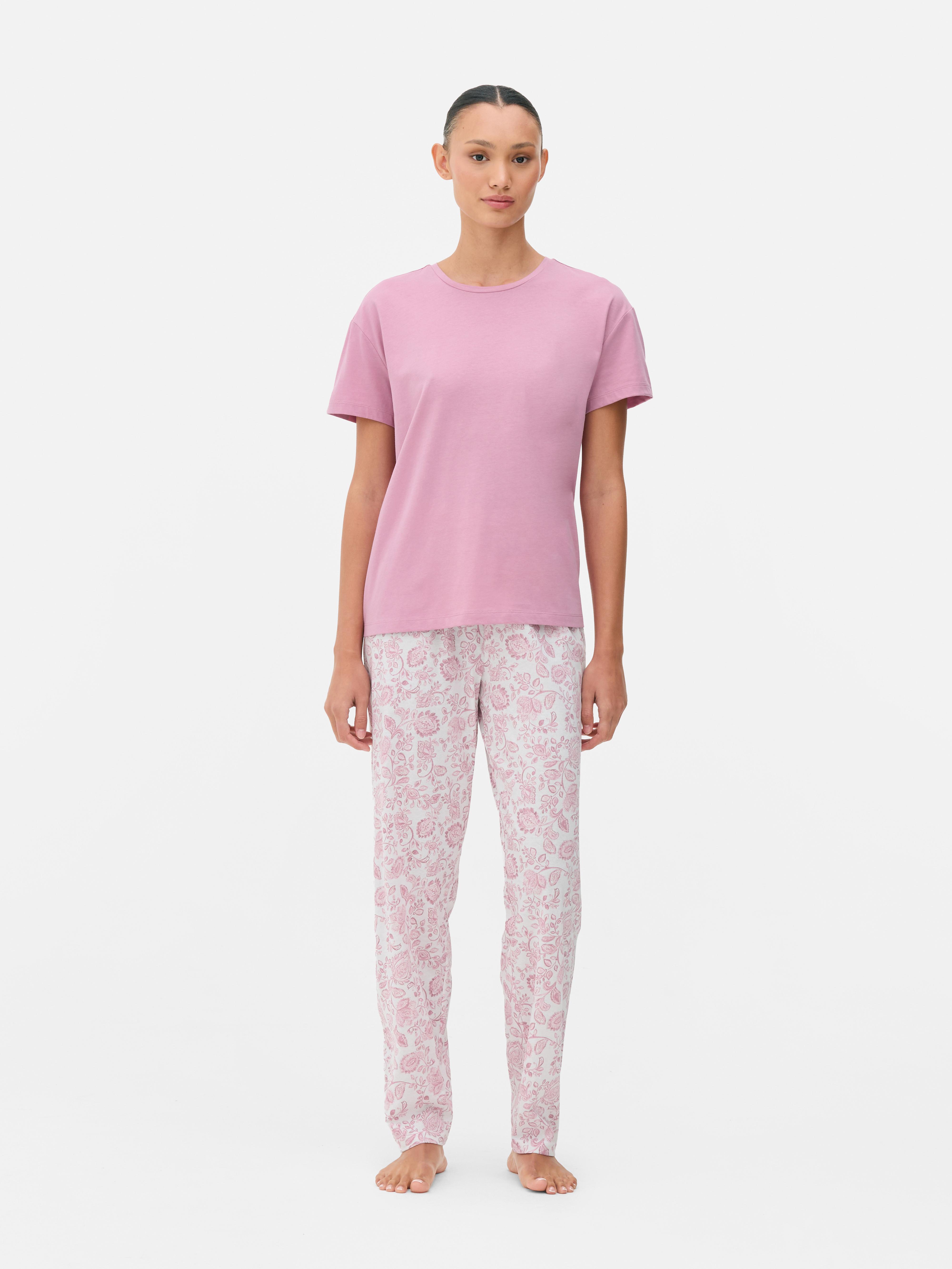 Pyjama imprimé à manches courtes