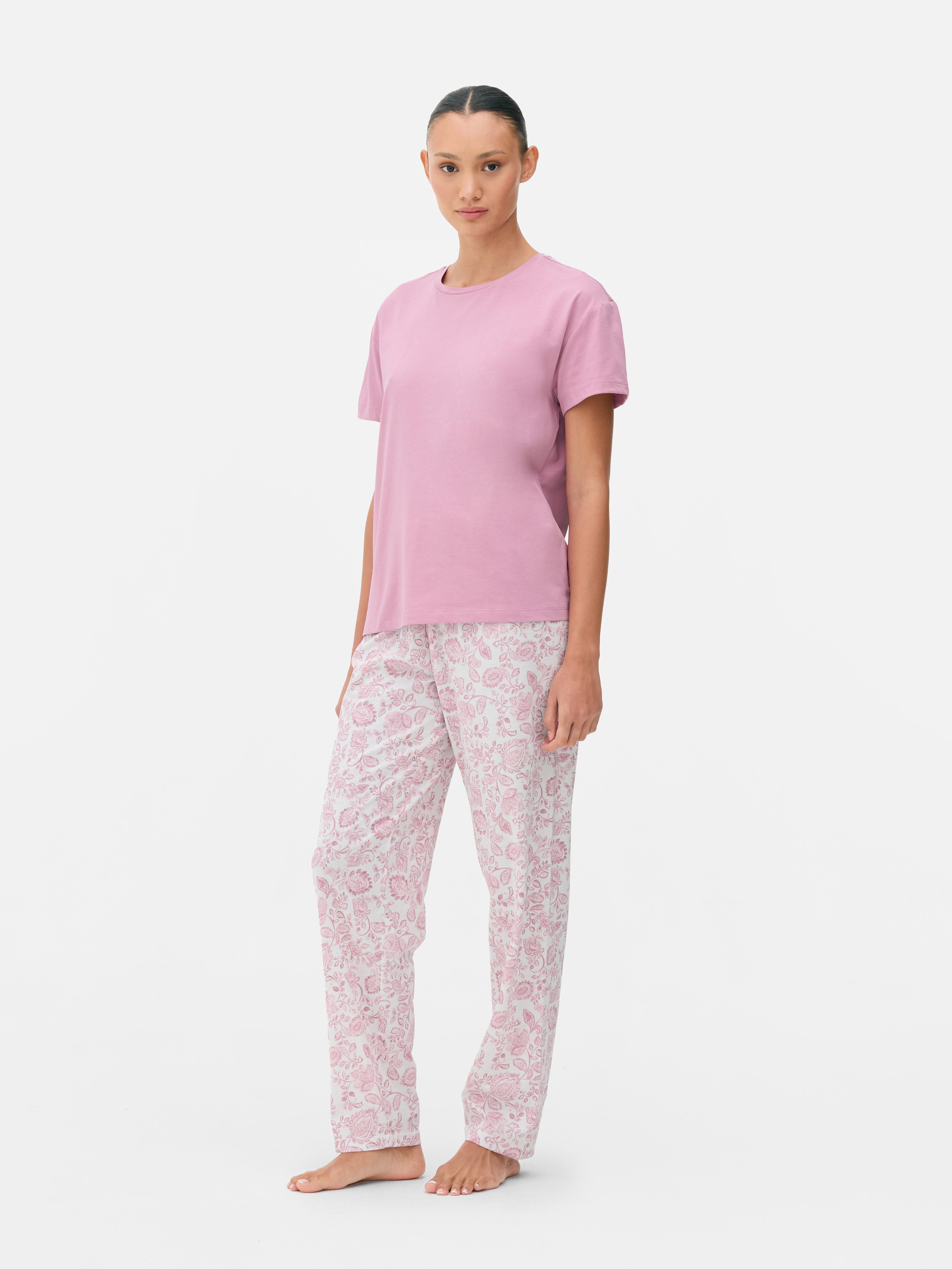 Pyjama imprimé à manches courtes