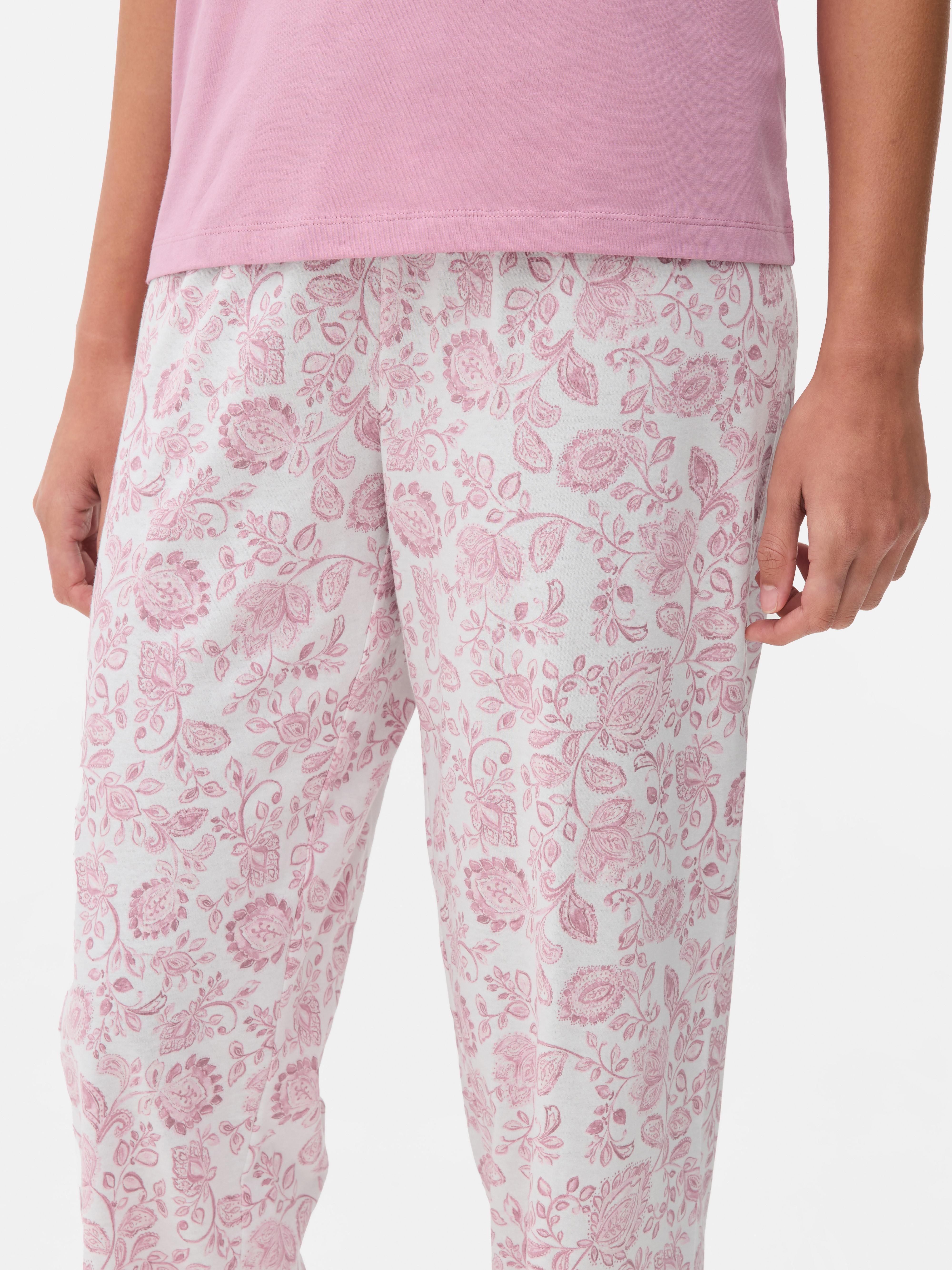 Pyjama imprimé à manches courtes