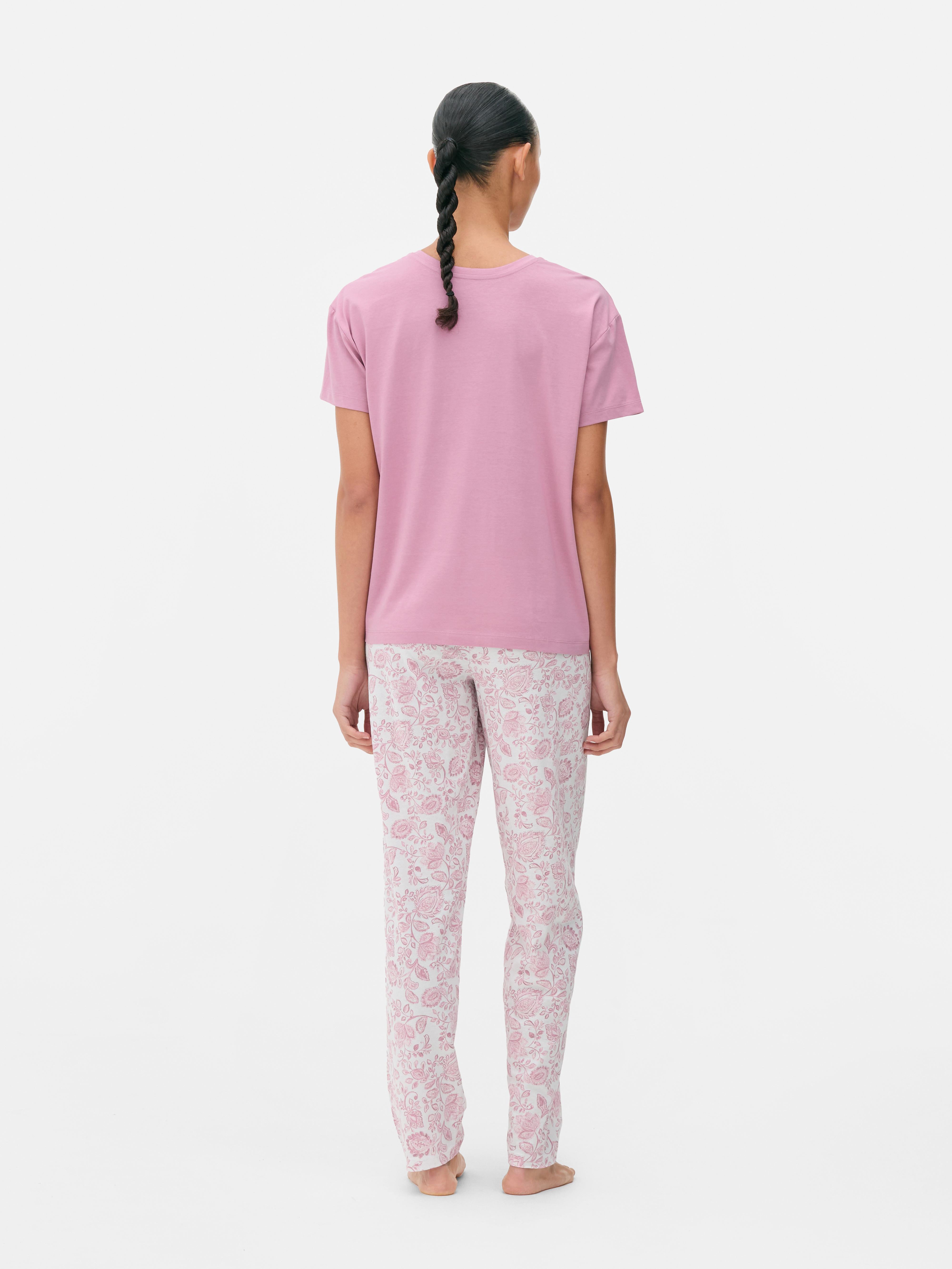 Pyjama imprimé à manches courtes