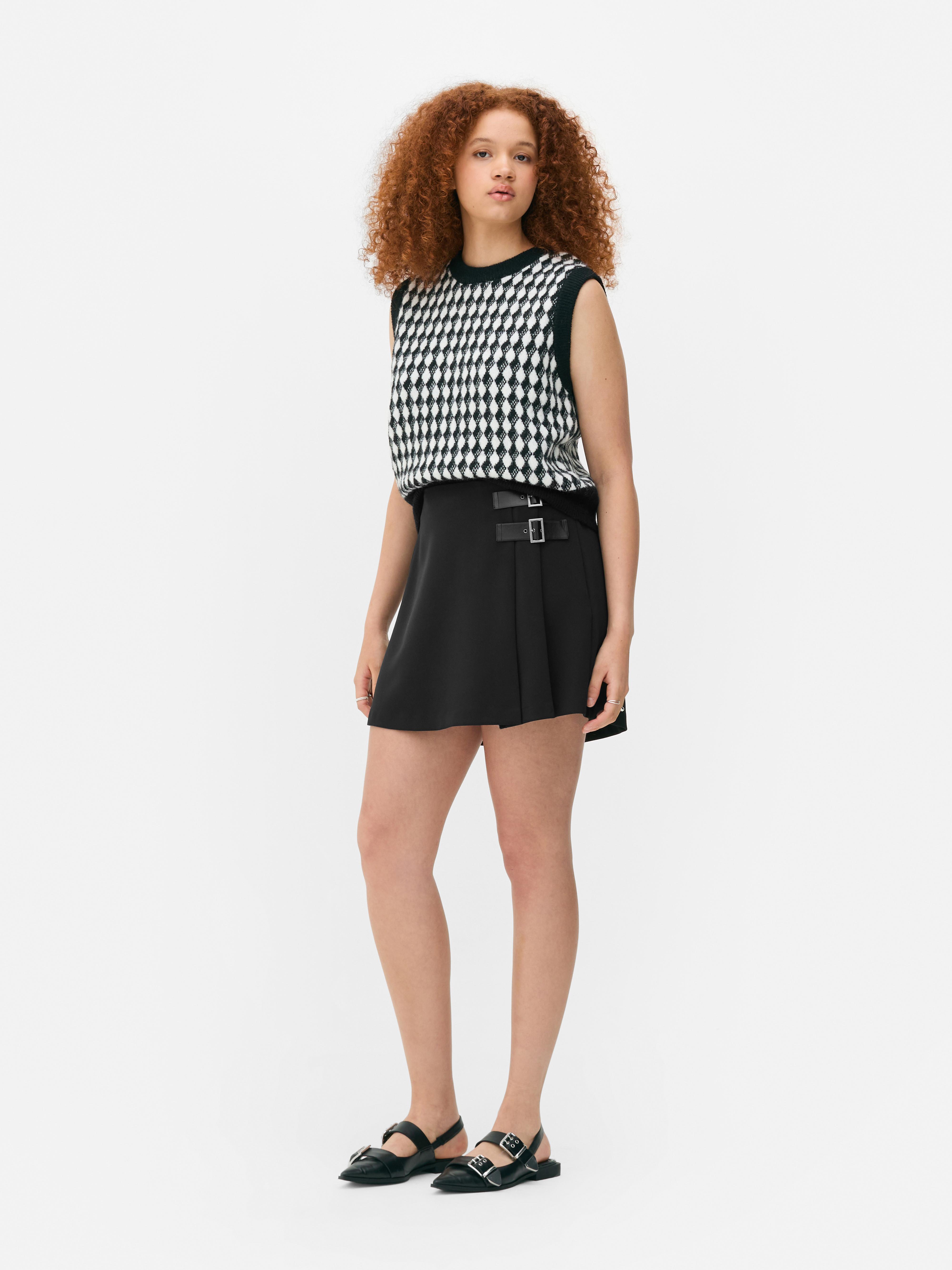 【WONDER WONDER】Muggs Basic Pleated Mini Skirt new Wonder Nation Girls Pleated Skirt, Sizes XL 14-16 color