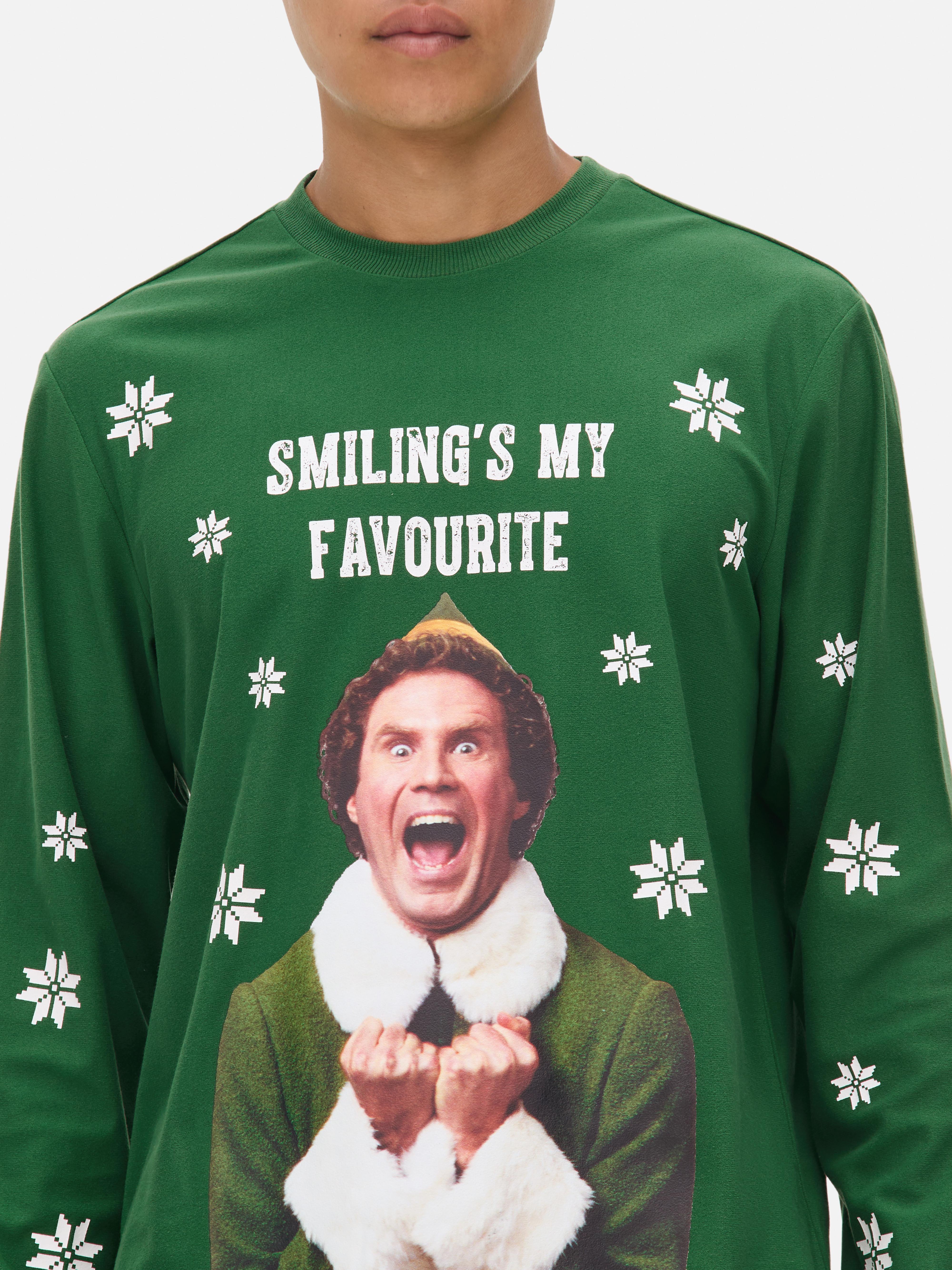 Langer „Buddy – Der Weihnachtself“ Schlafanzug
