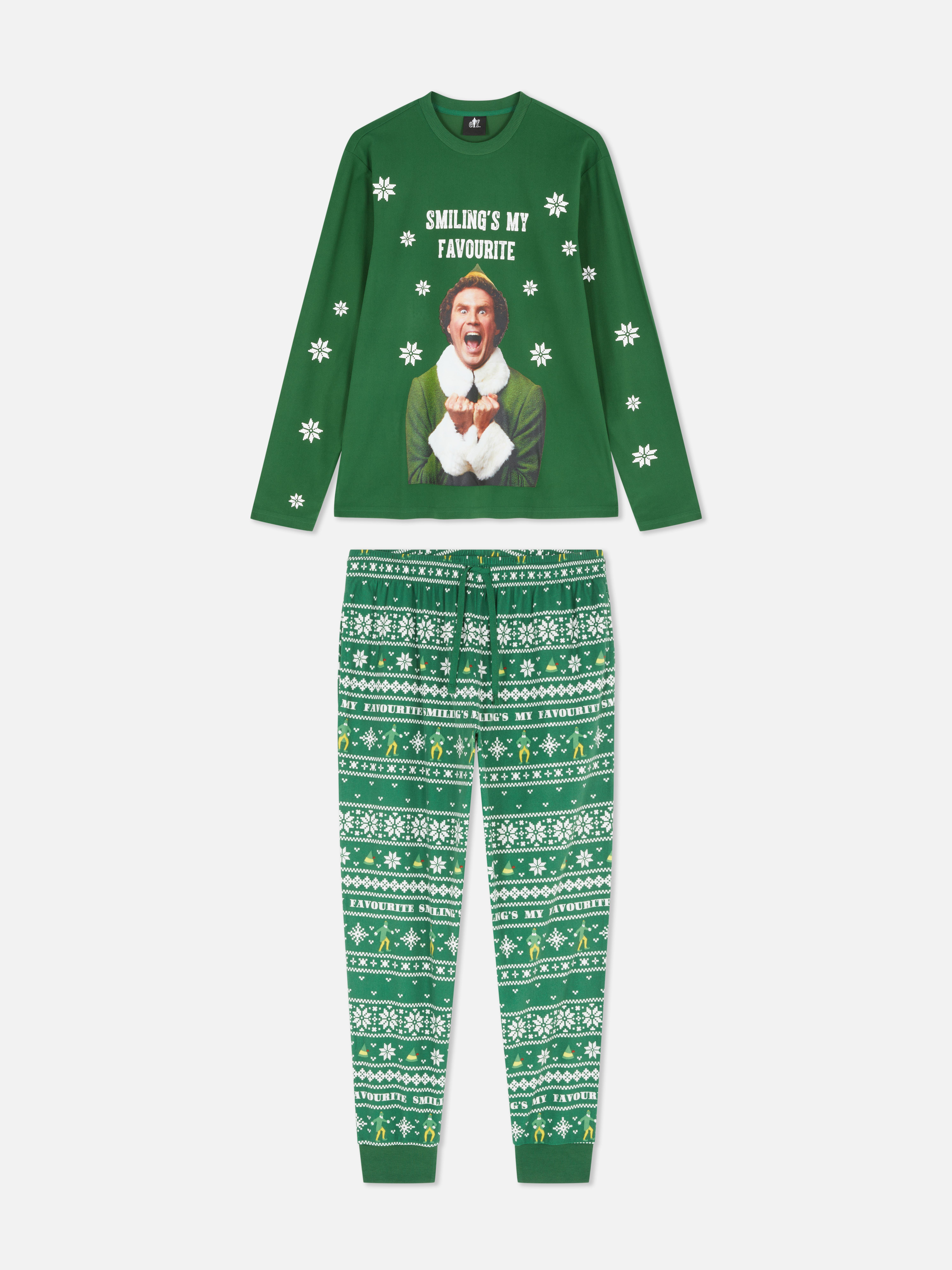 Langer „Buddy – Der Weihnachtself“ Schlafanzug