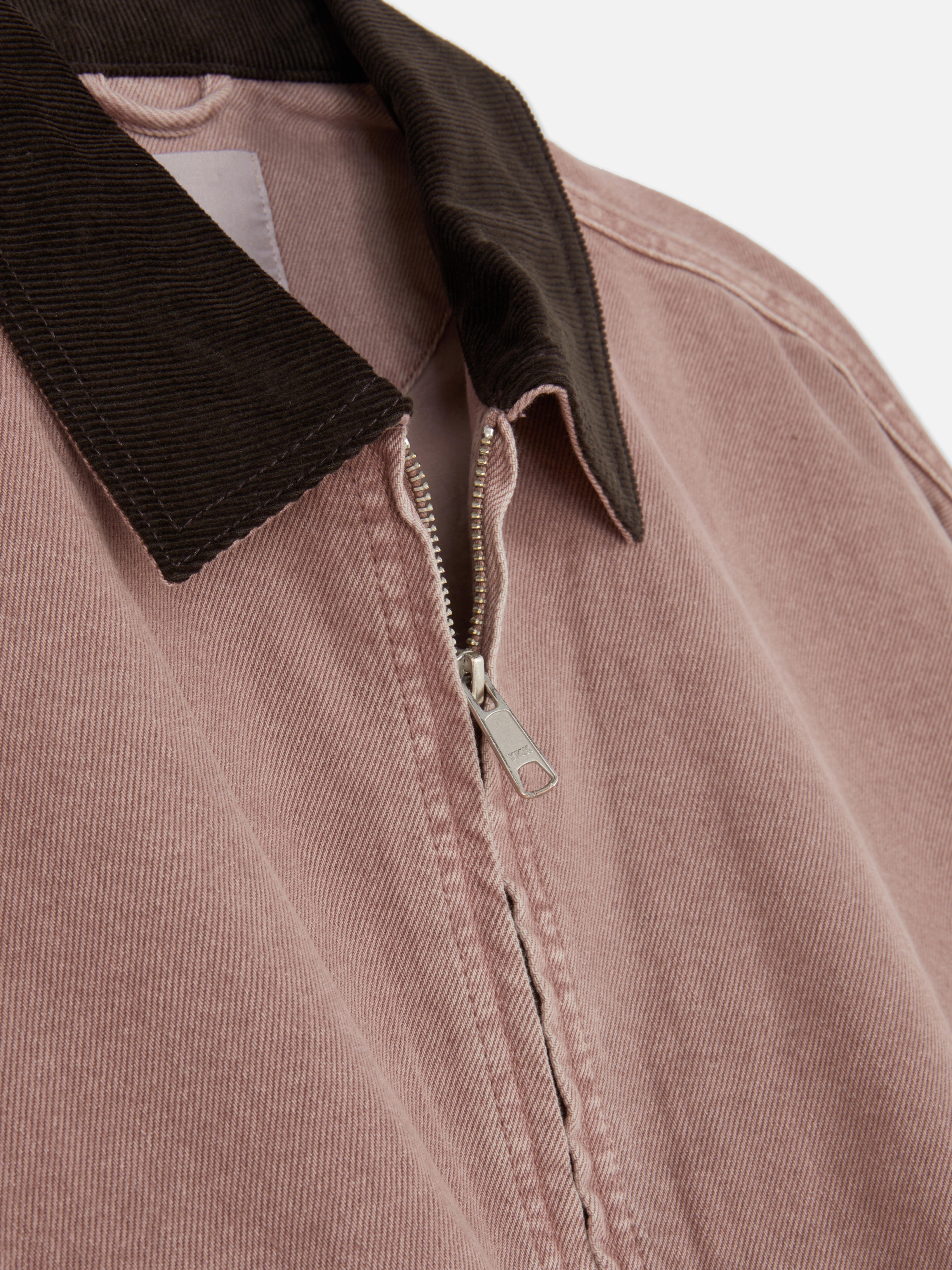 Kort bomberjack van corduroy