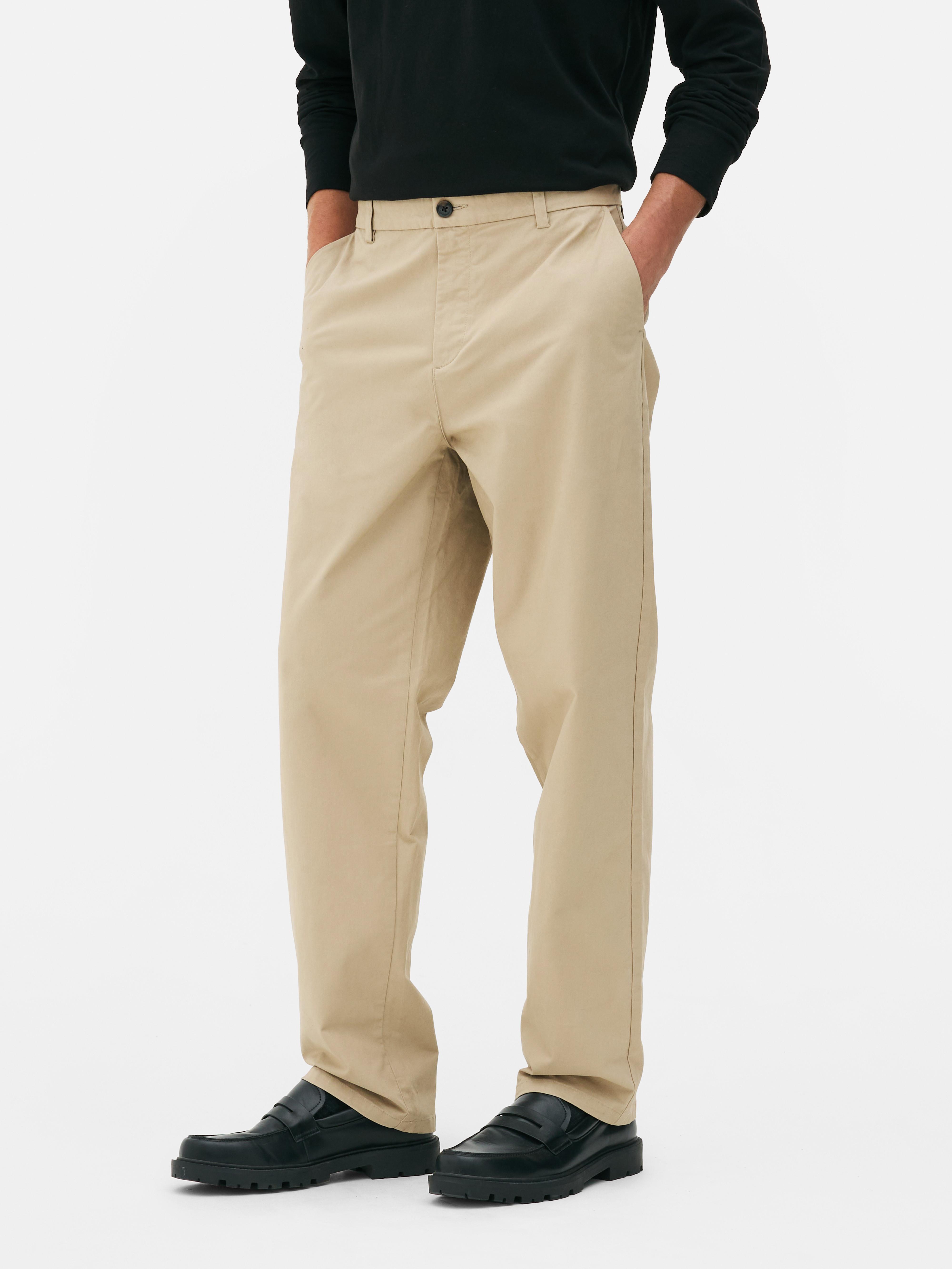 Straight-Leg Chino Trousers