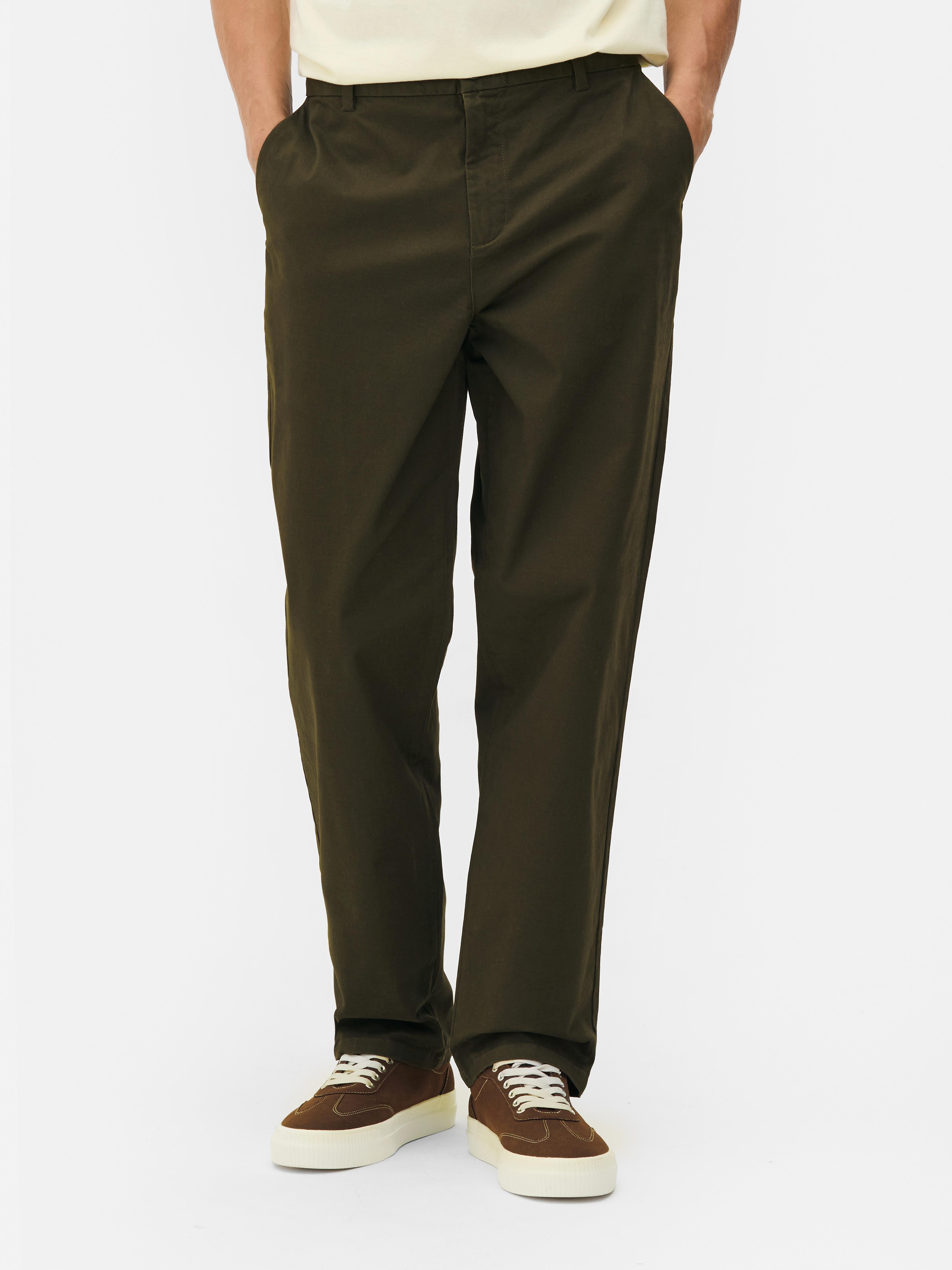 Straight-Leg Chino Trousers