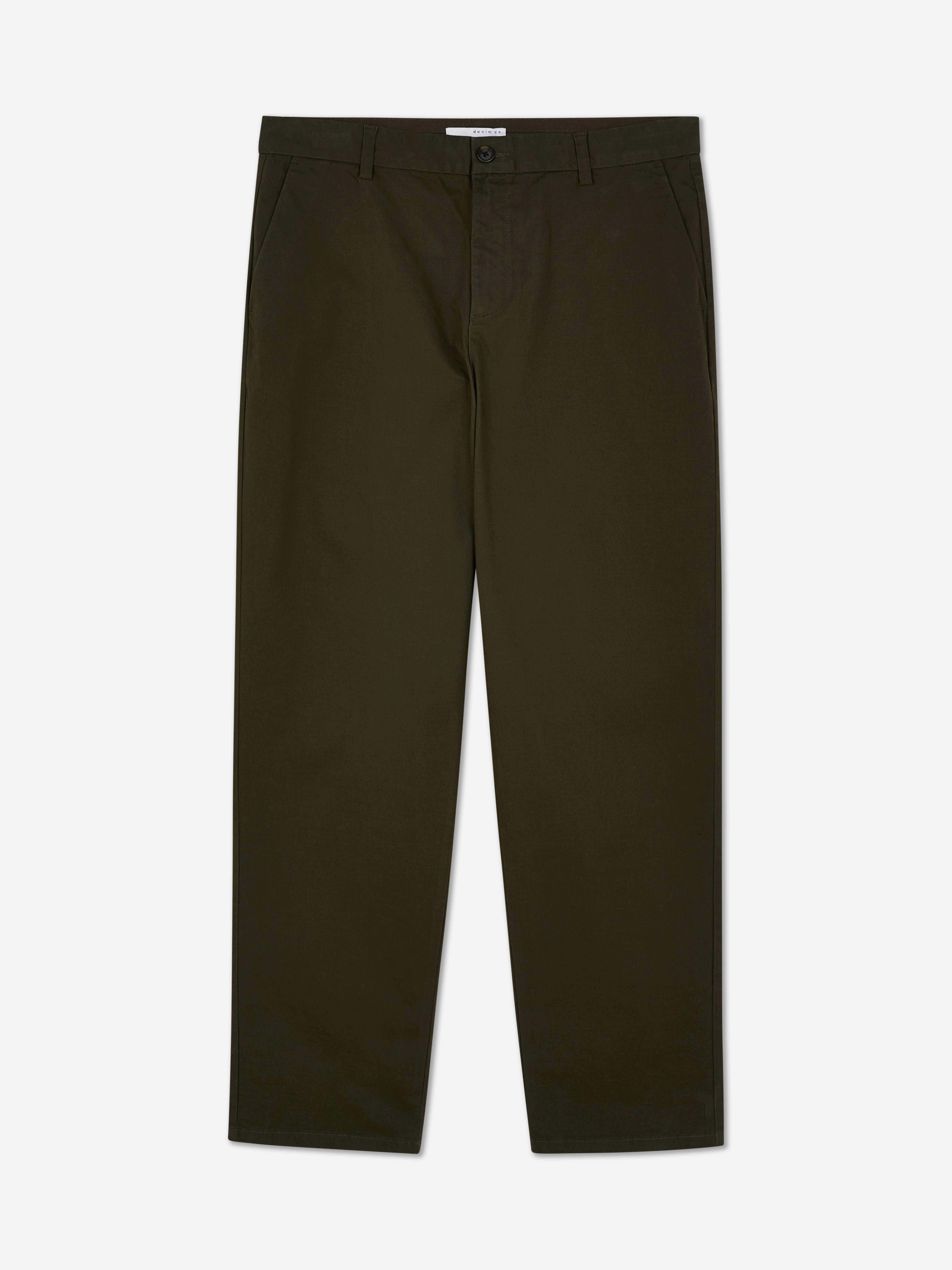 Straight-Leg Chino Trousers