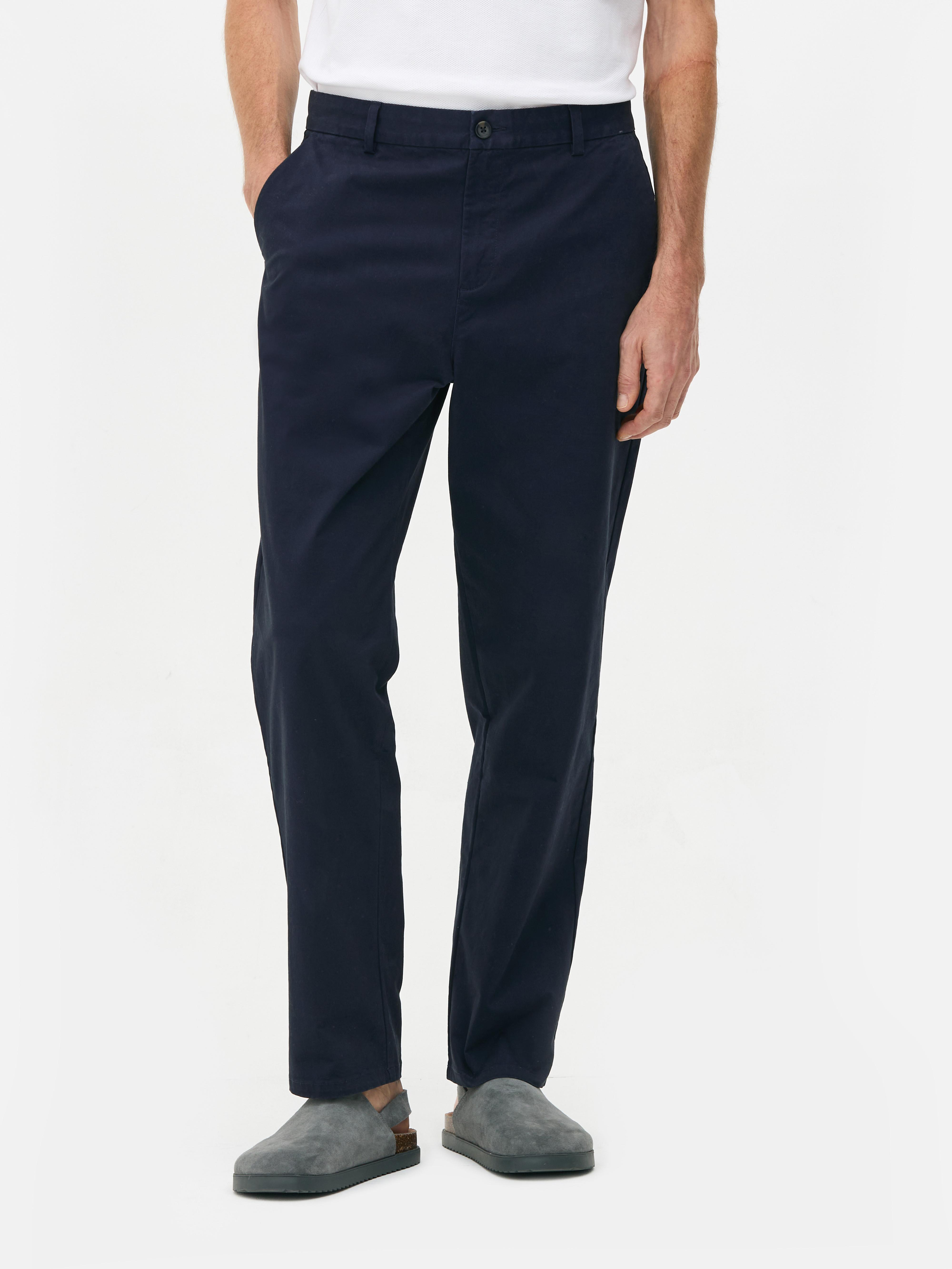 Straight-Leg Chino Trousers