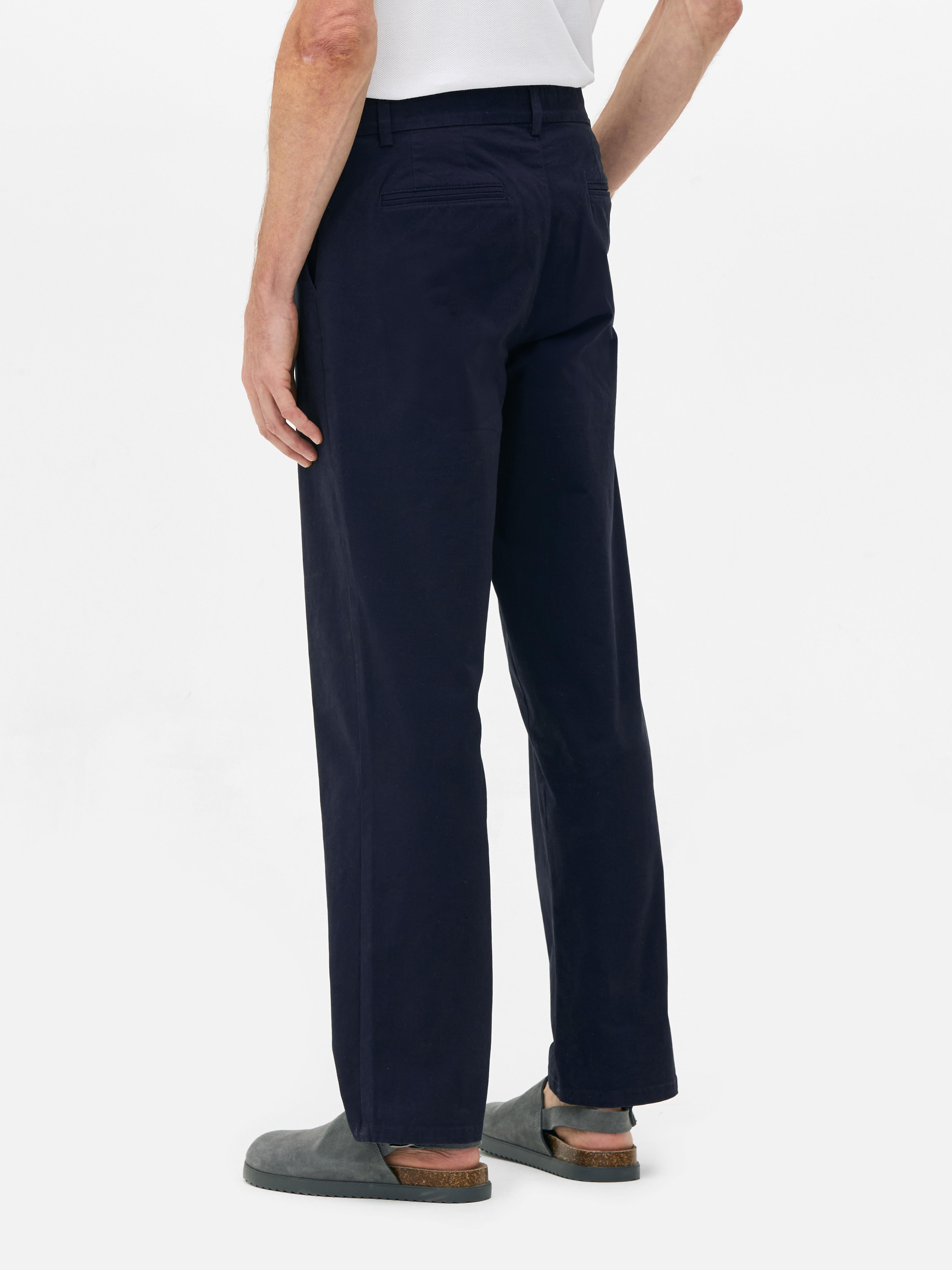 Straight-Leg Chino Trousers