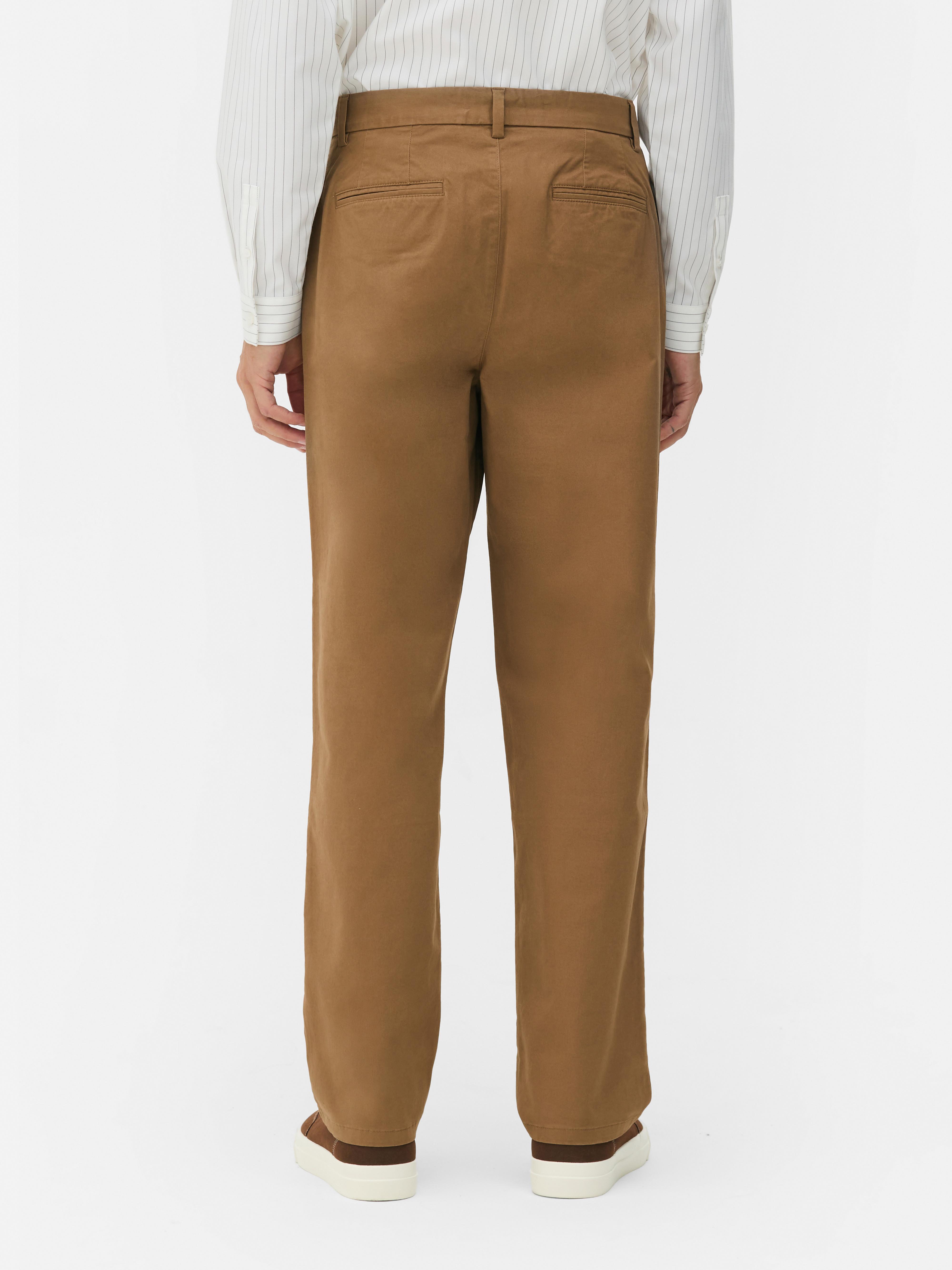 Straight-Leg Chino Trousers