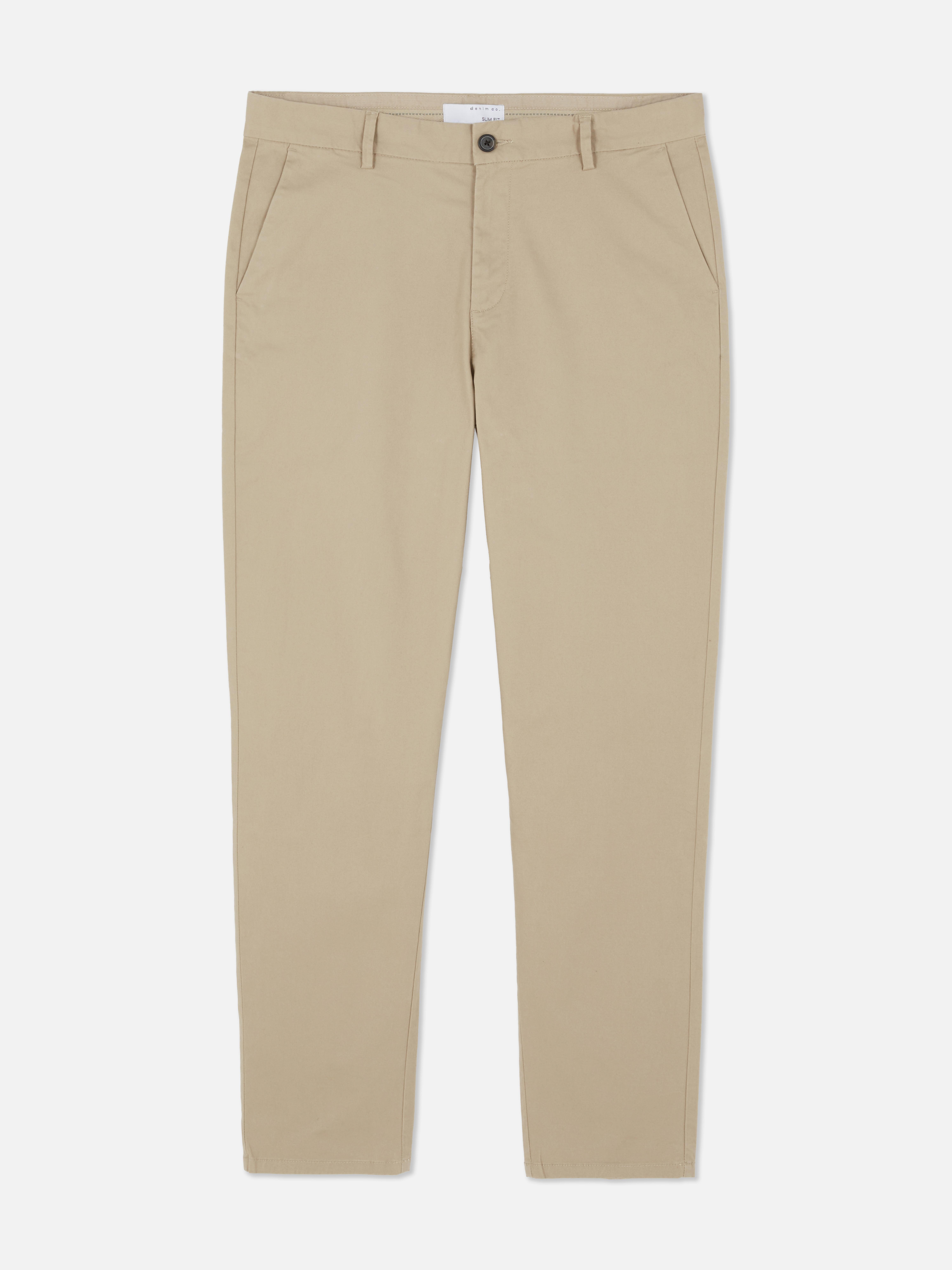 Pantalon chino coupe slim