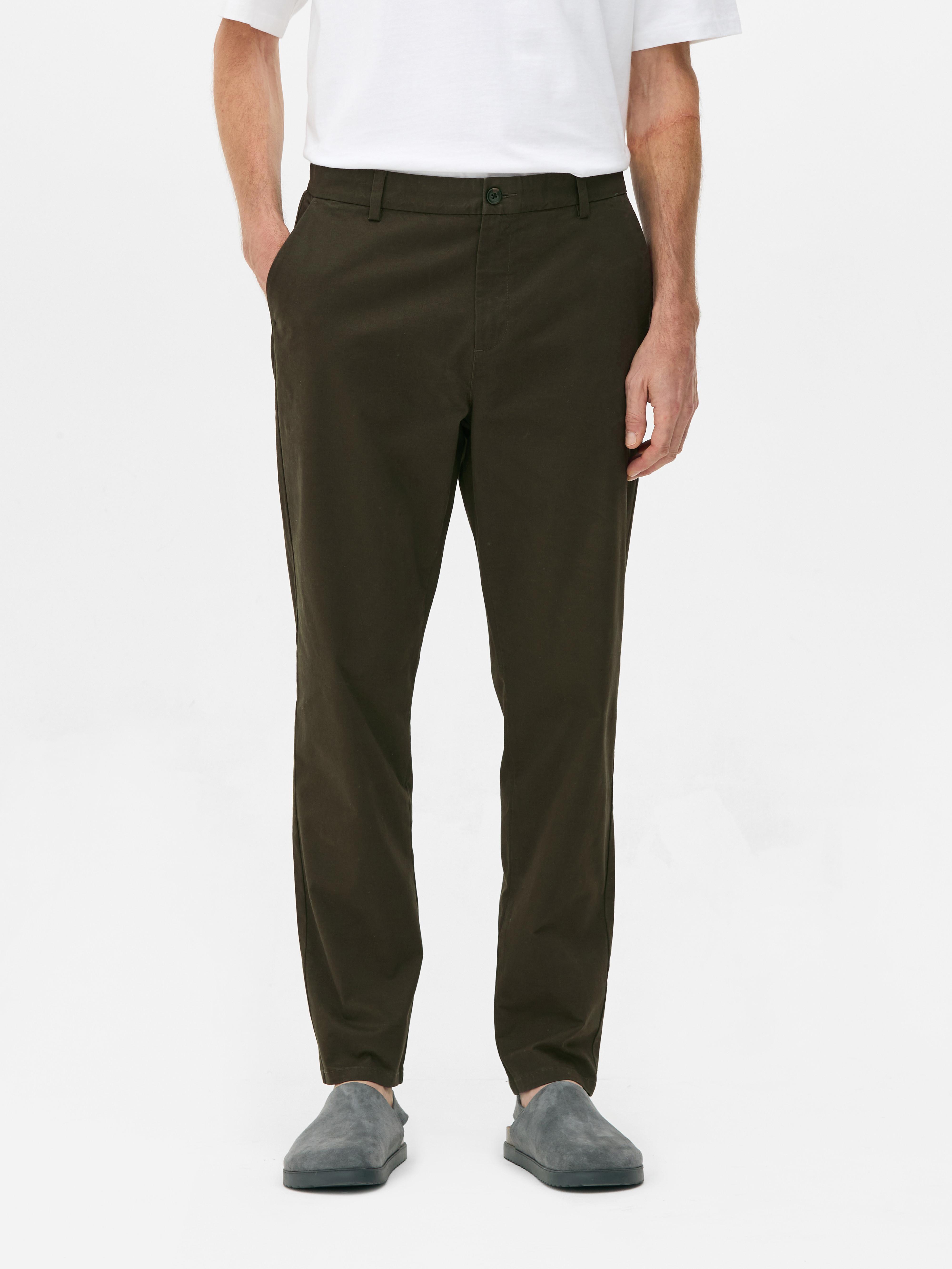 Slim fit chinobroek