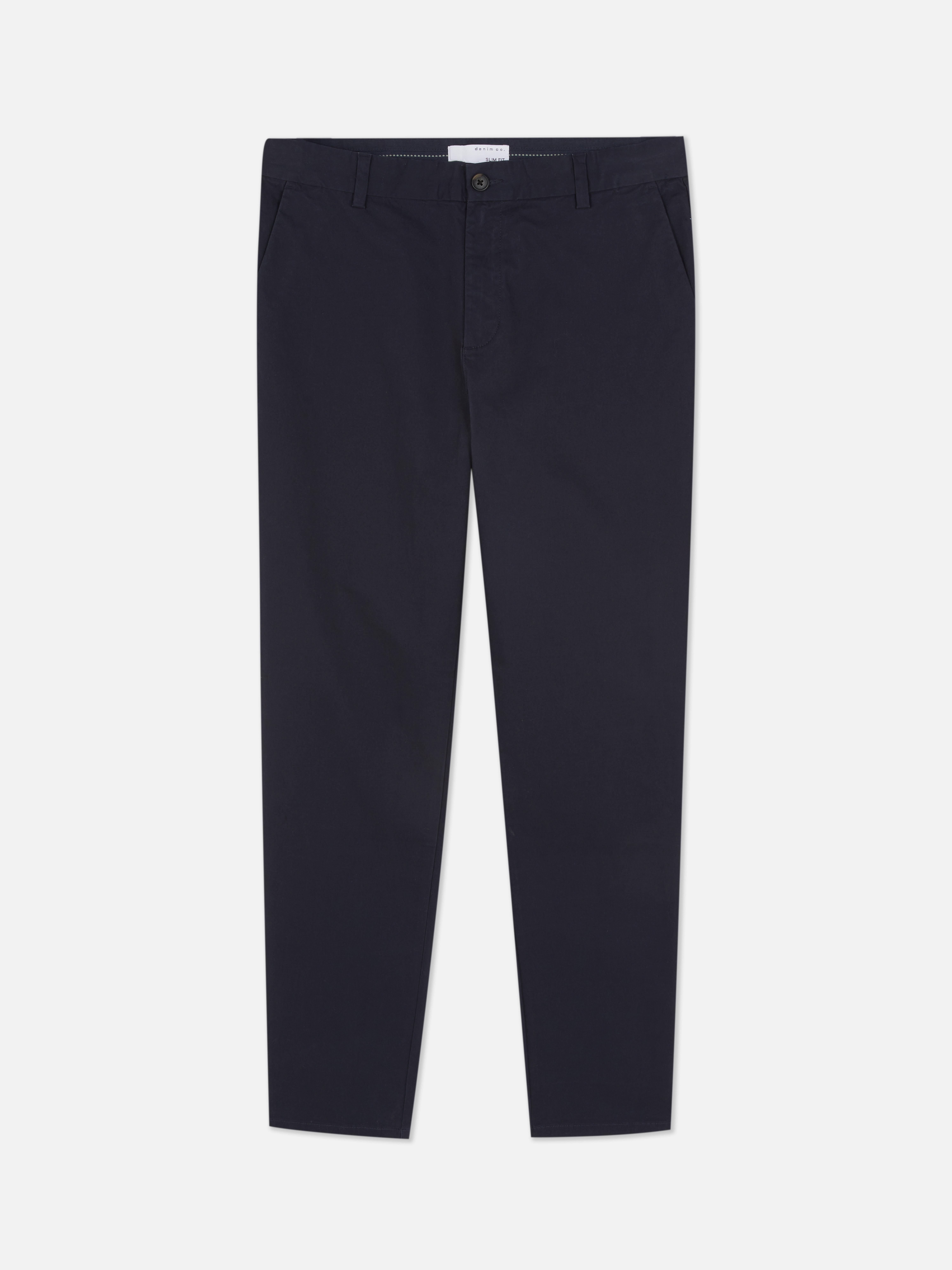 Pantalones chinos entallados