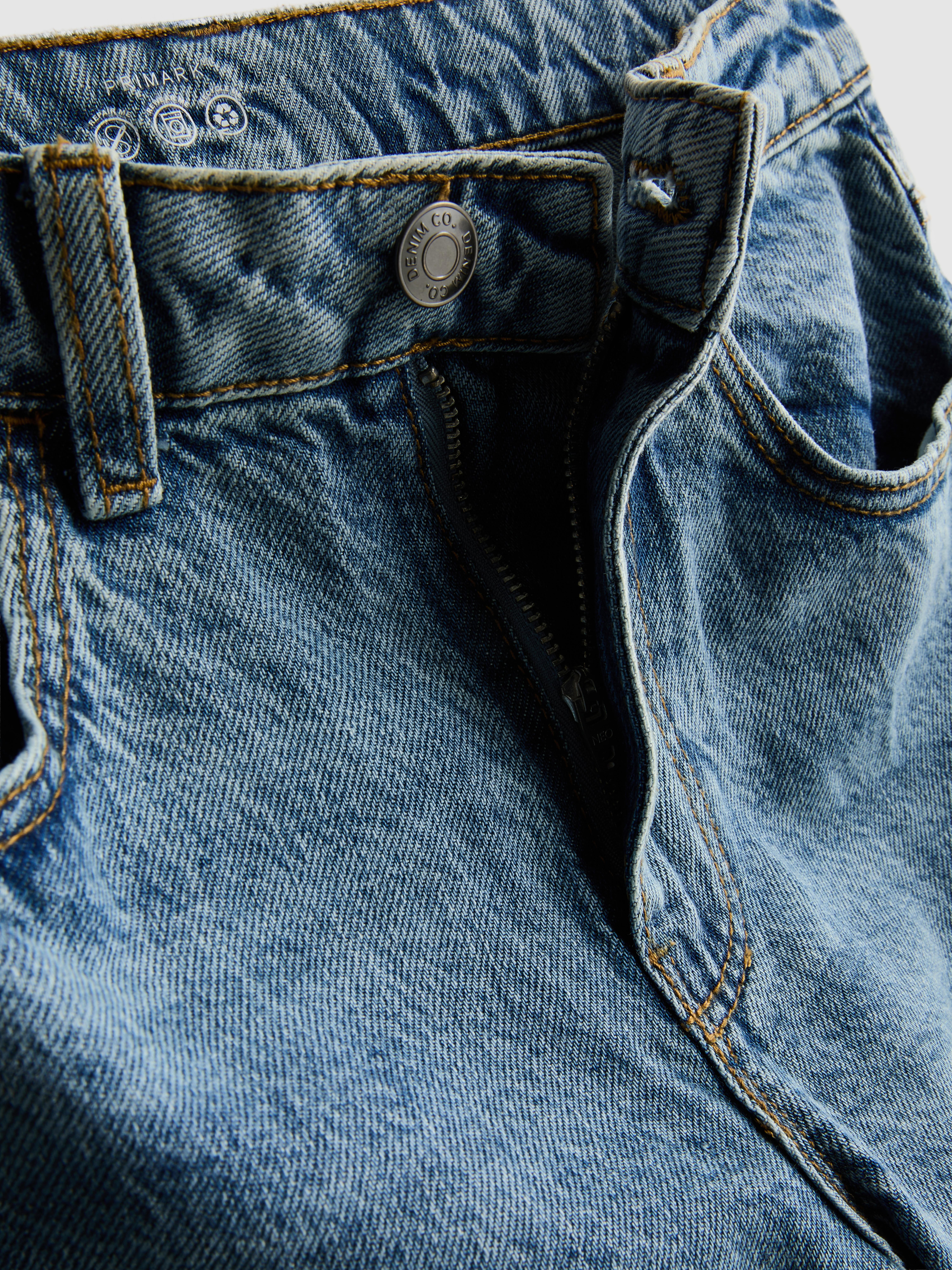 7-15yrs | Star Patch Wide Leg Jeans