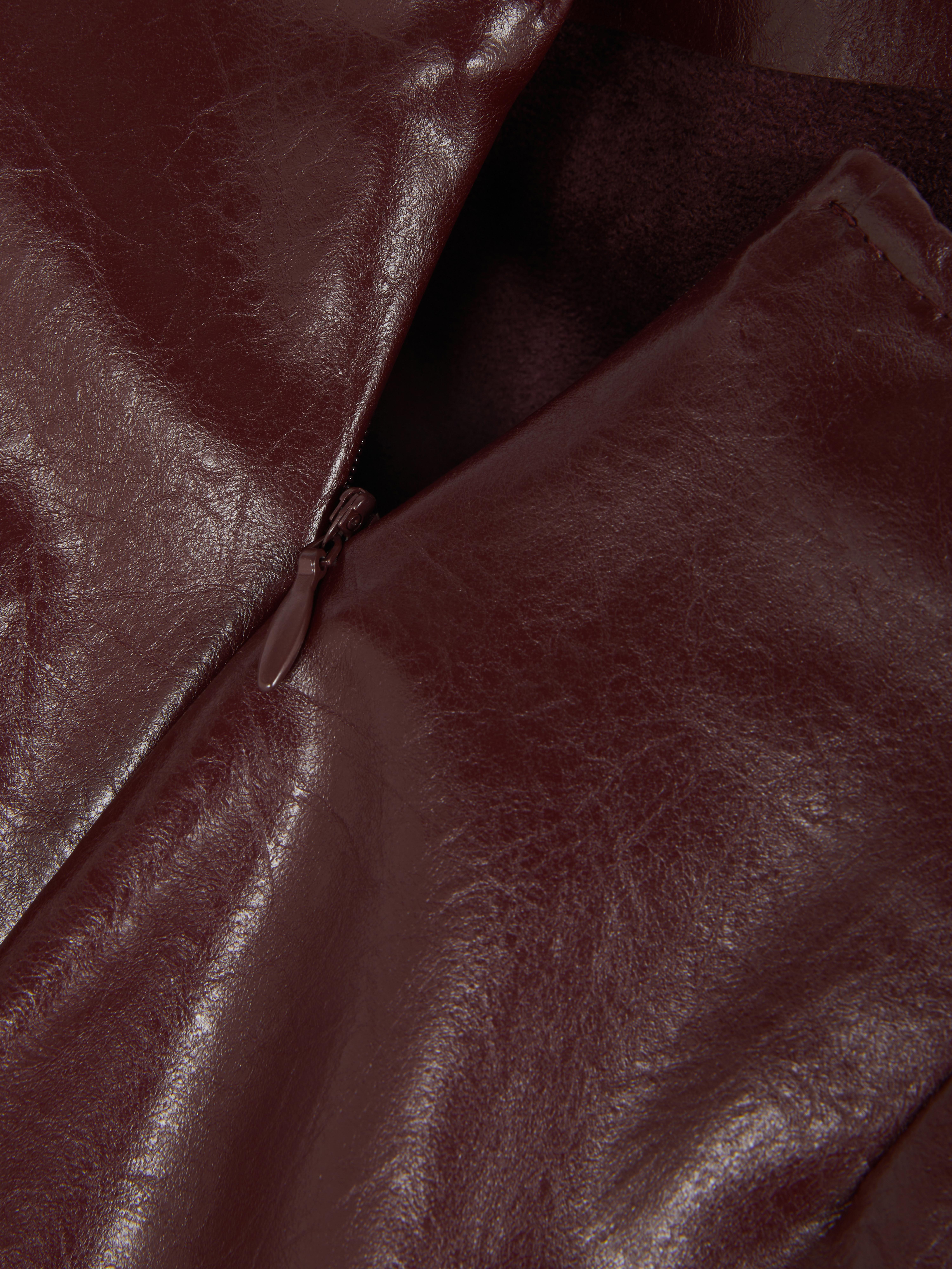 7-15yrs | Faux Leather Skirt