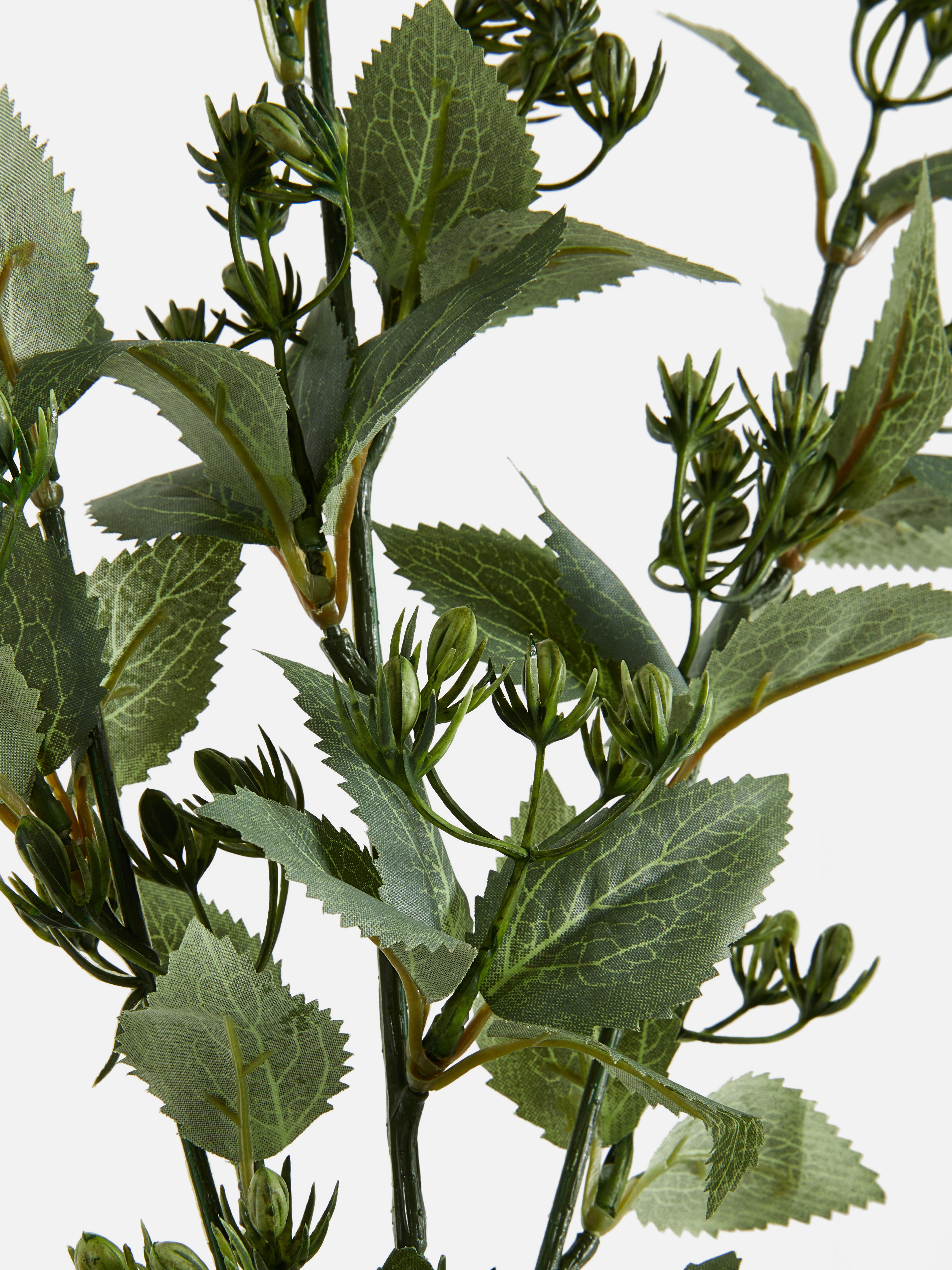 Single Stem Faux Leaf And Berry ornament