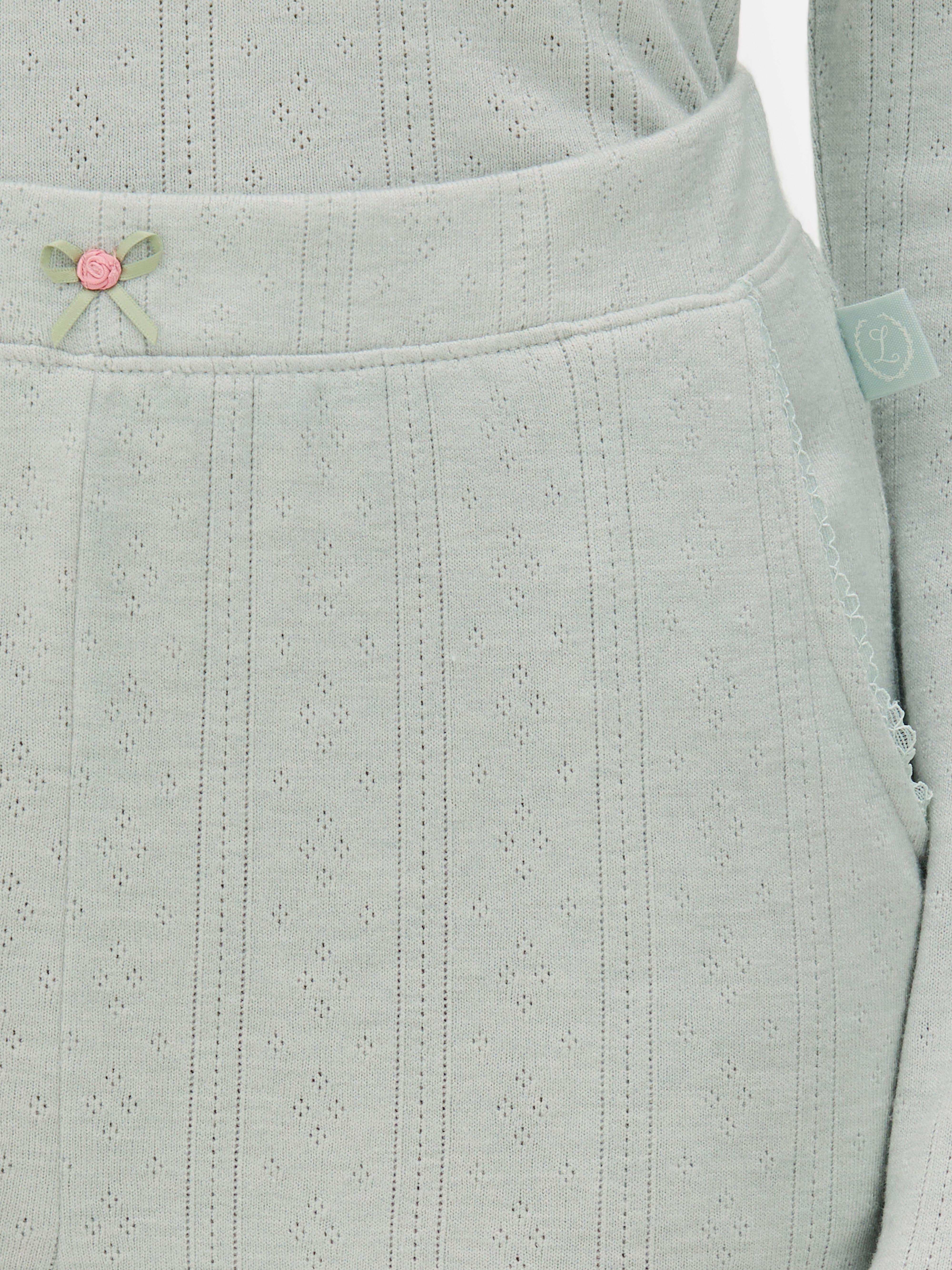 Pantaloncini del pigiama traforati