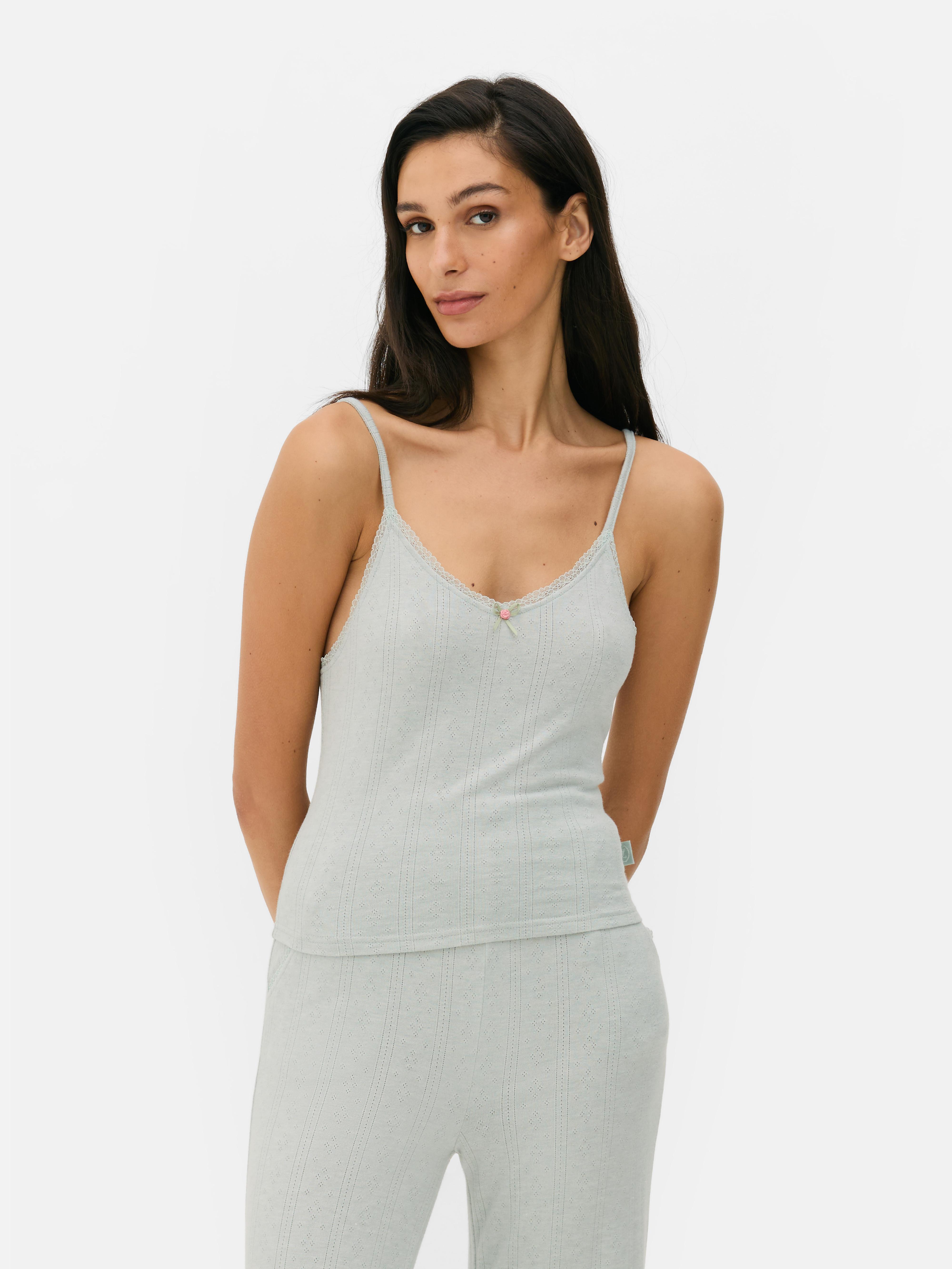 Pointelle Cami Top