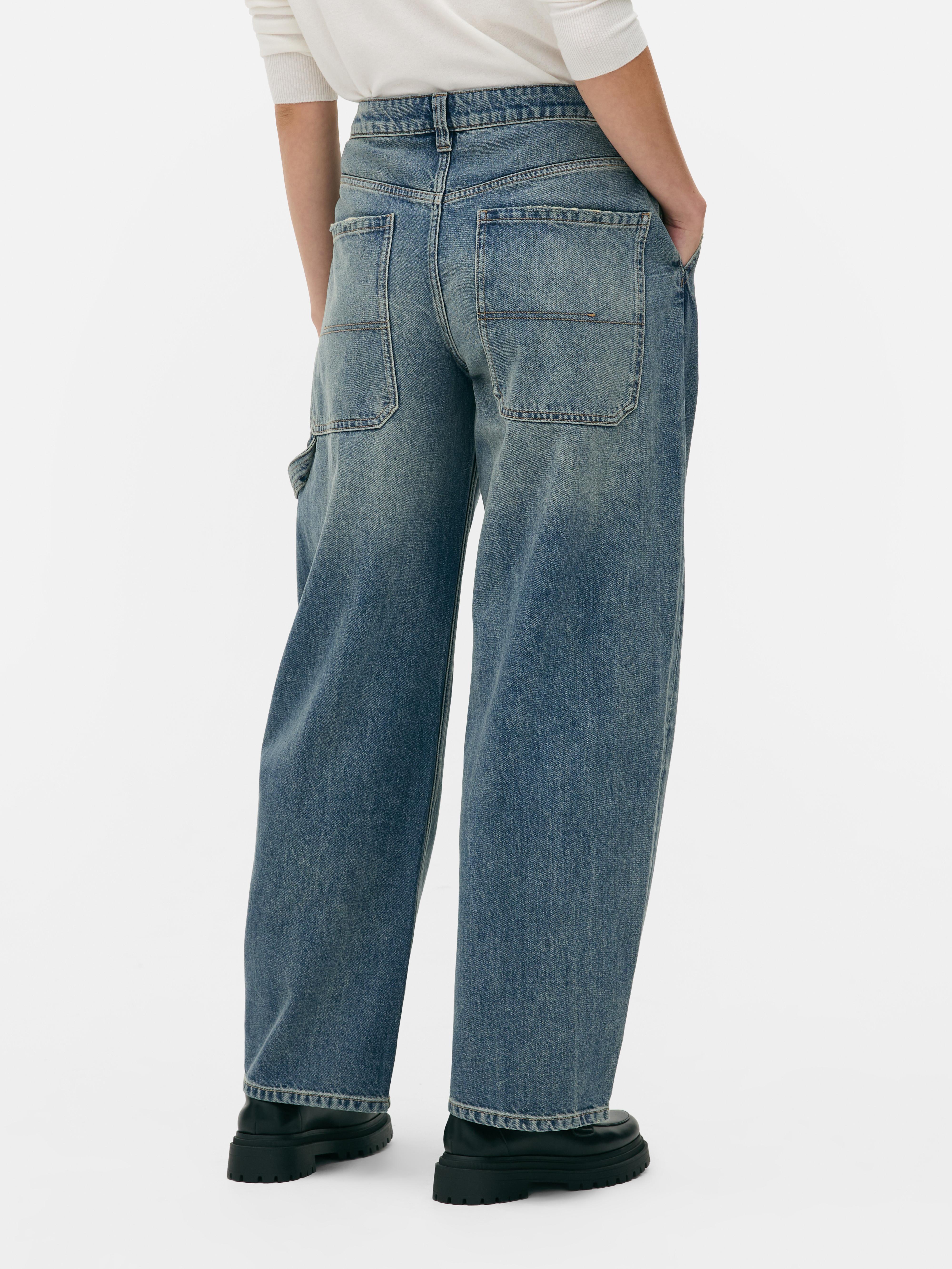 Low Rise Utility Jeans