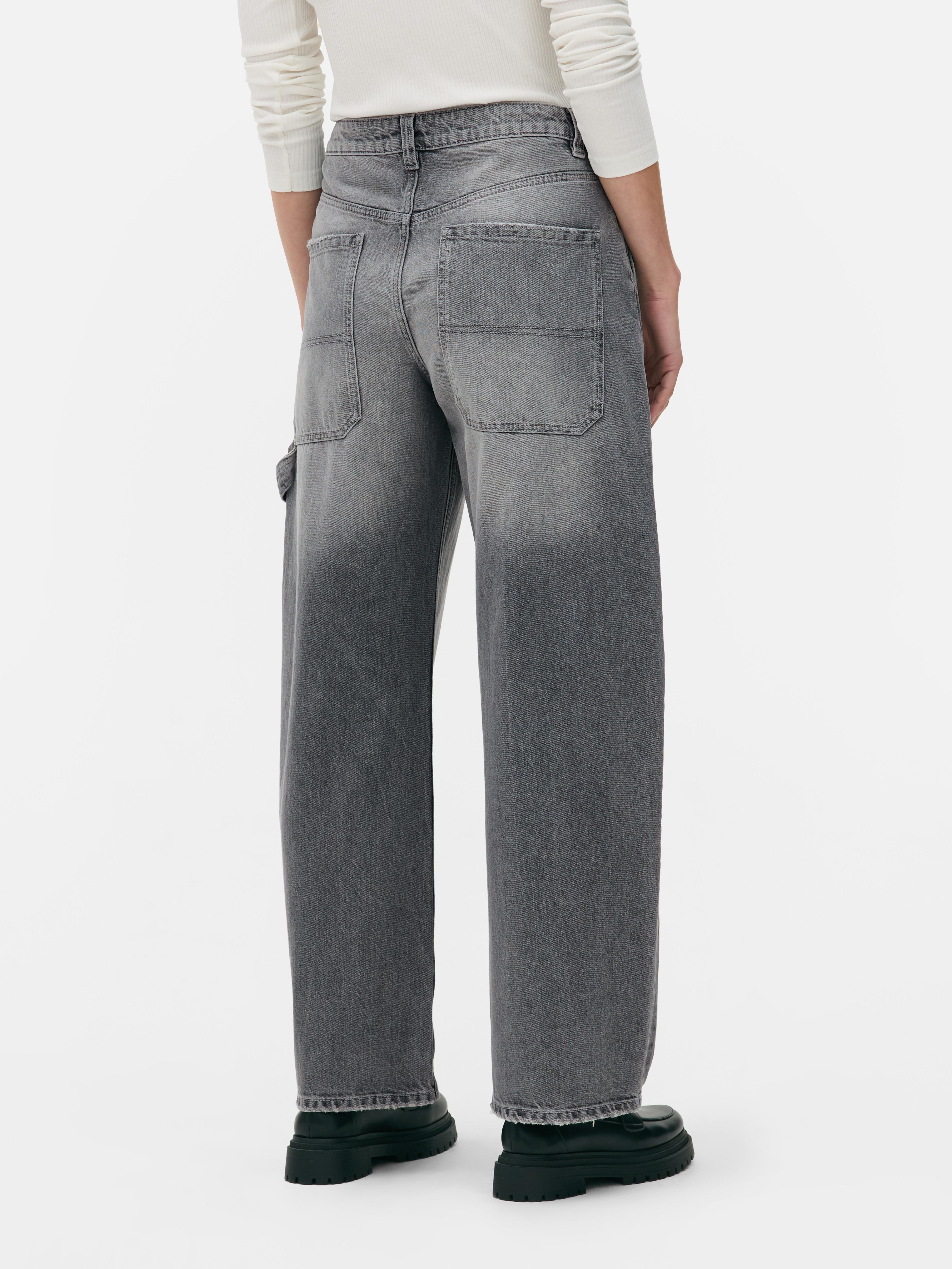 Jean utilitaire à taille basse