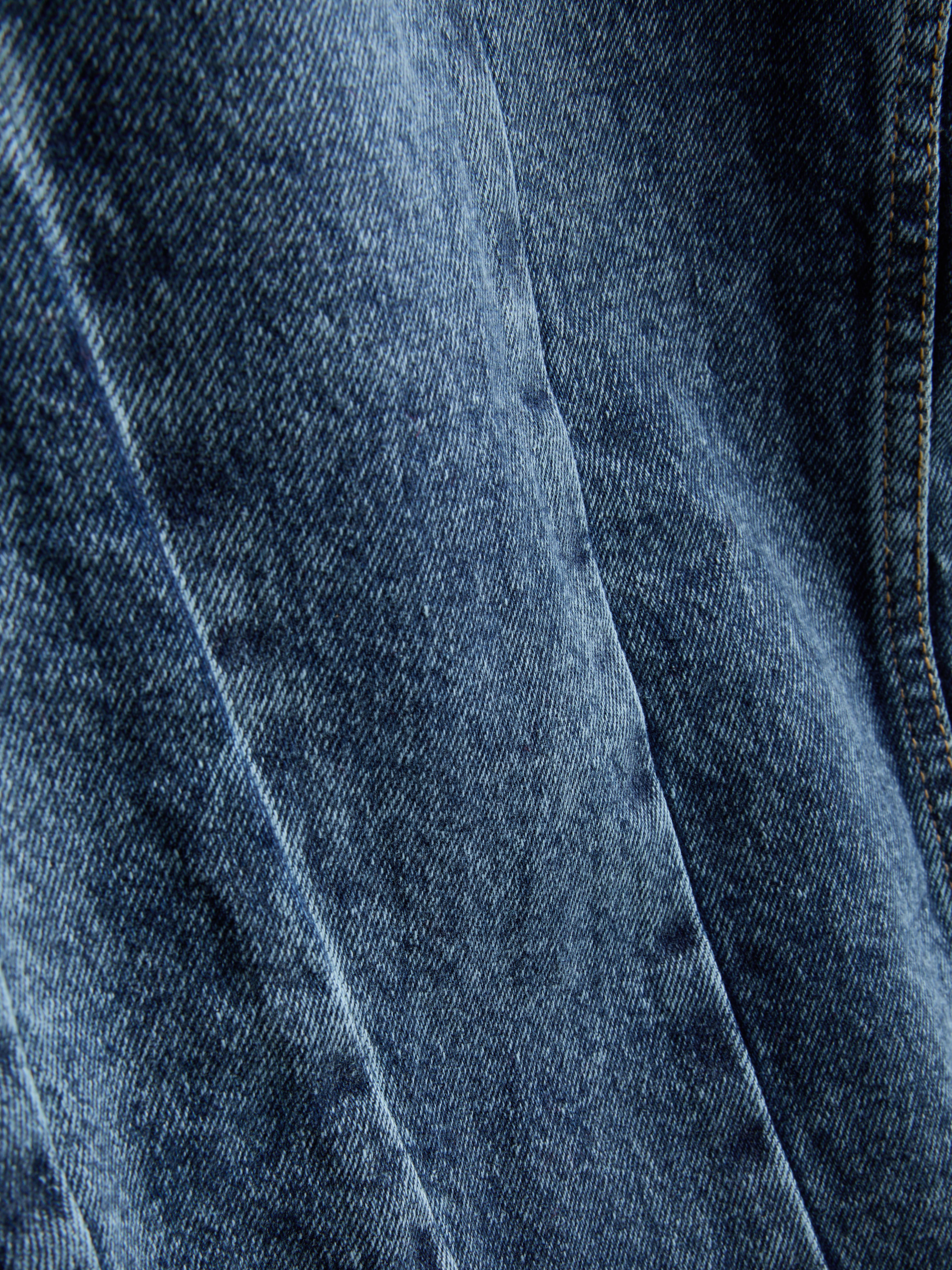 7-15yrs | Seam Detail Barrel Leg Jeans