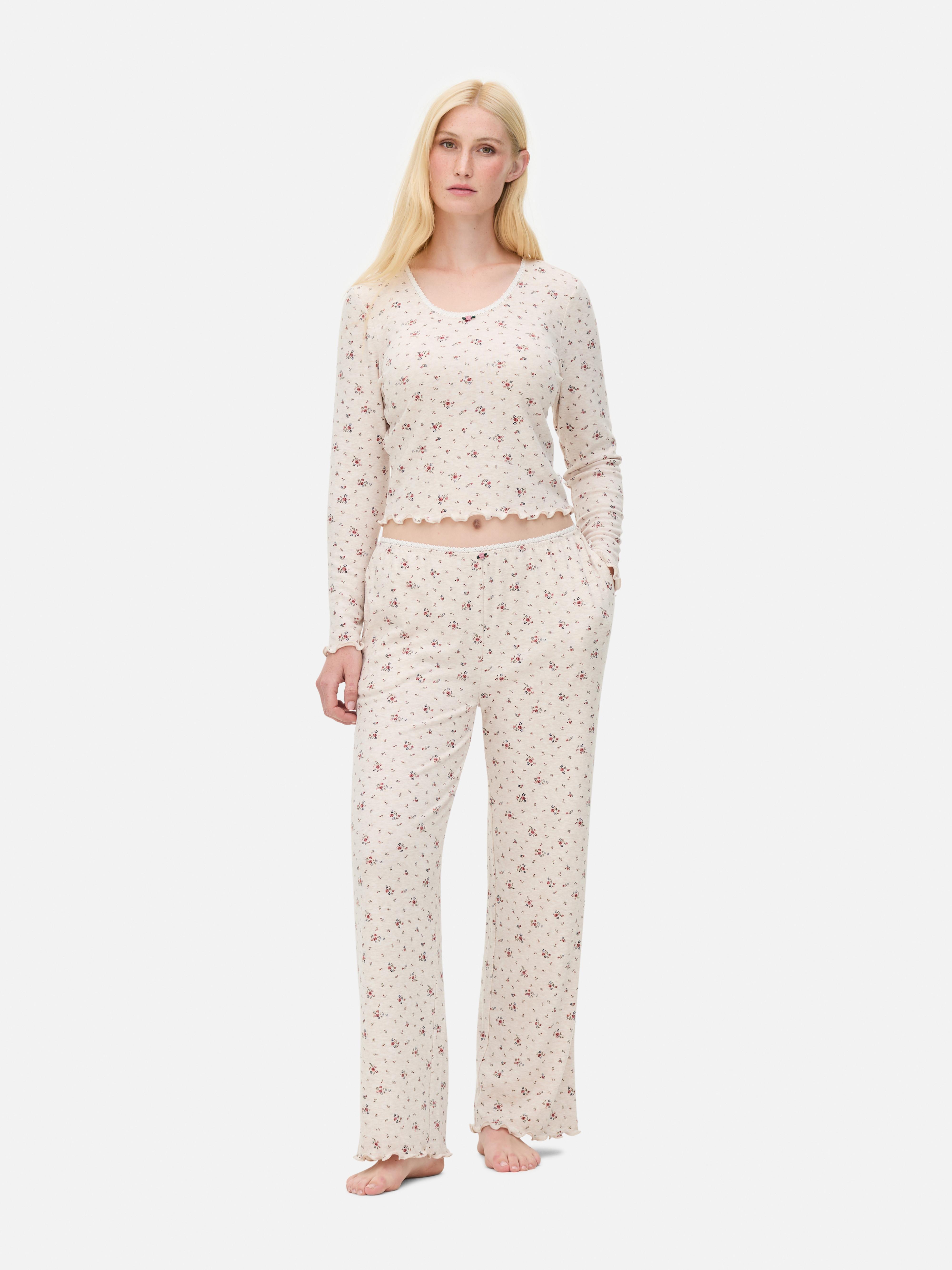 Ditsy Floral Long Sleeve Pyjama Top