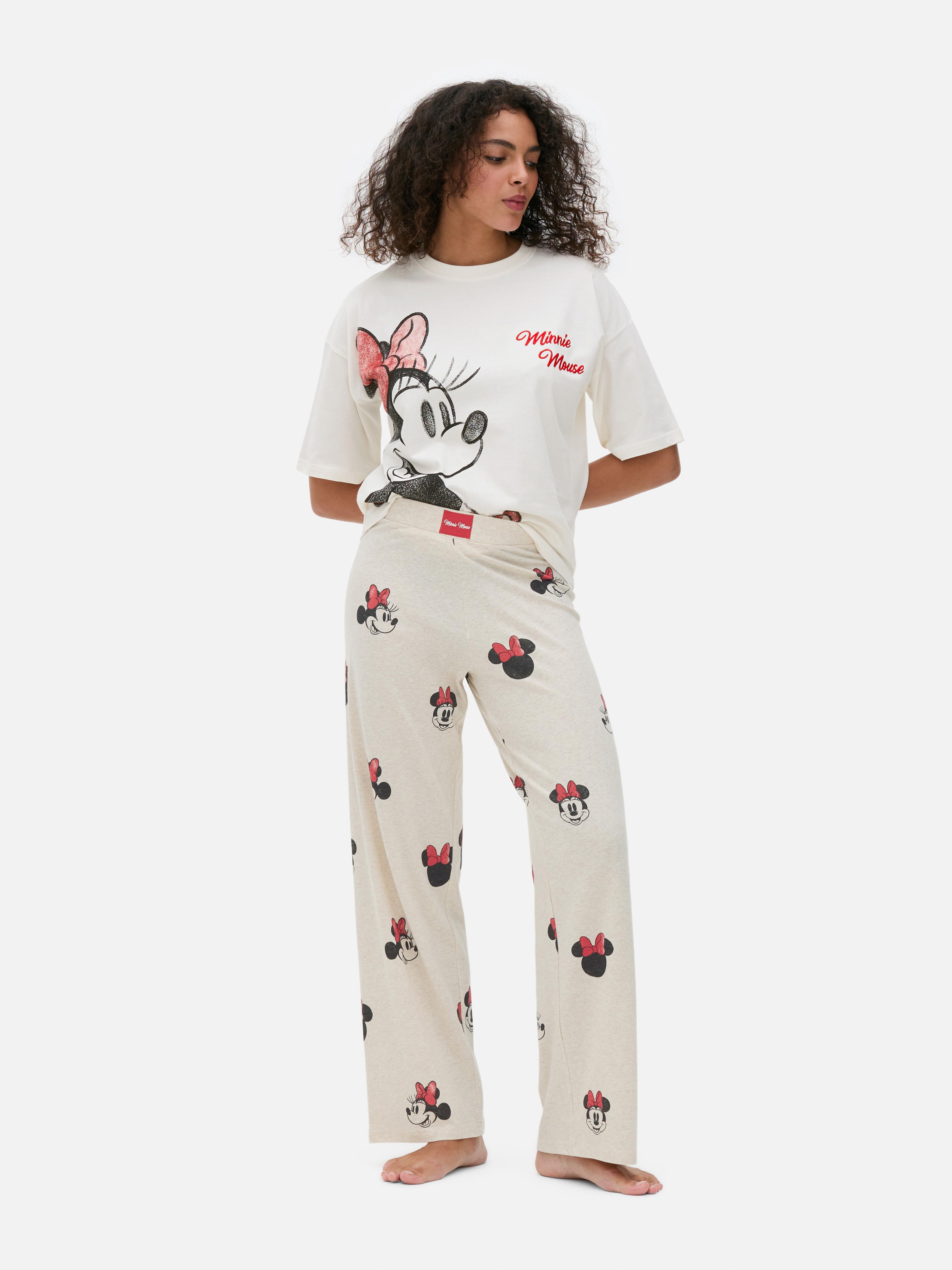 Džersejové pyžamové nohavice Disney Minnie Mouse