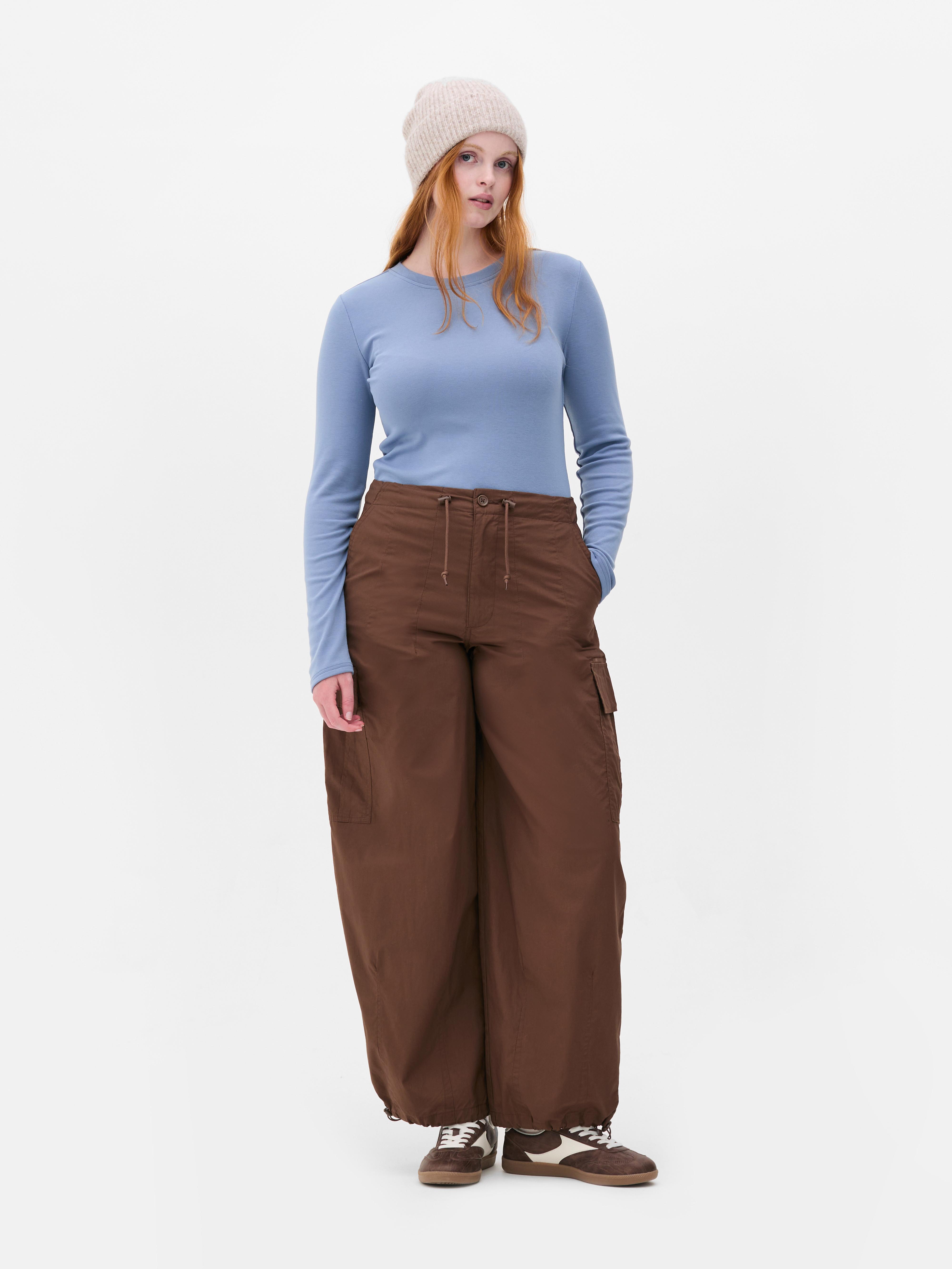 Pantalon cargo taille basse