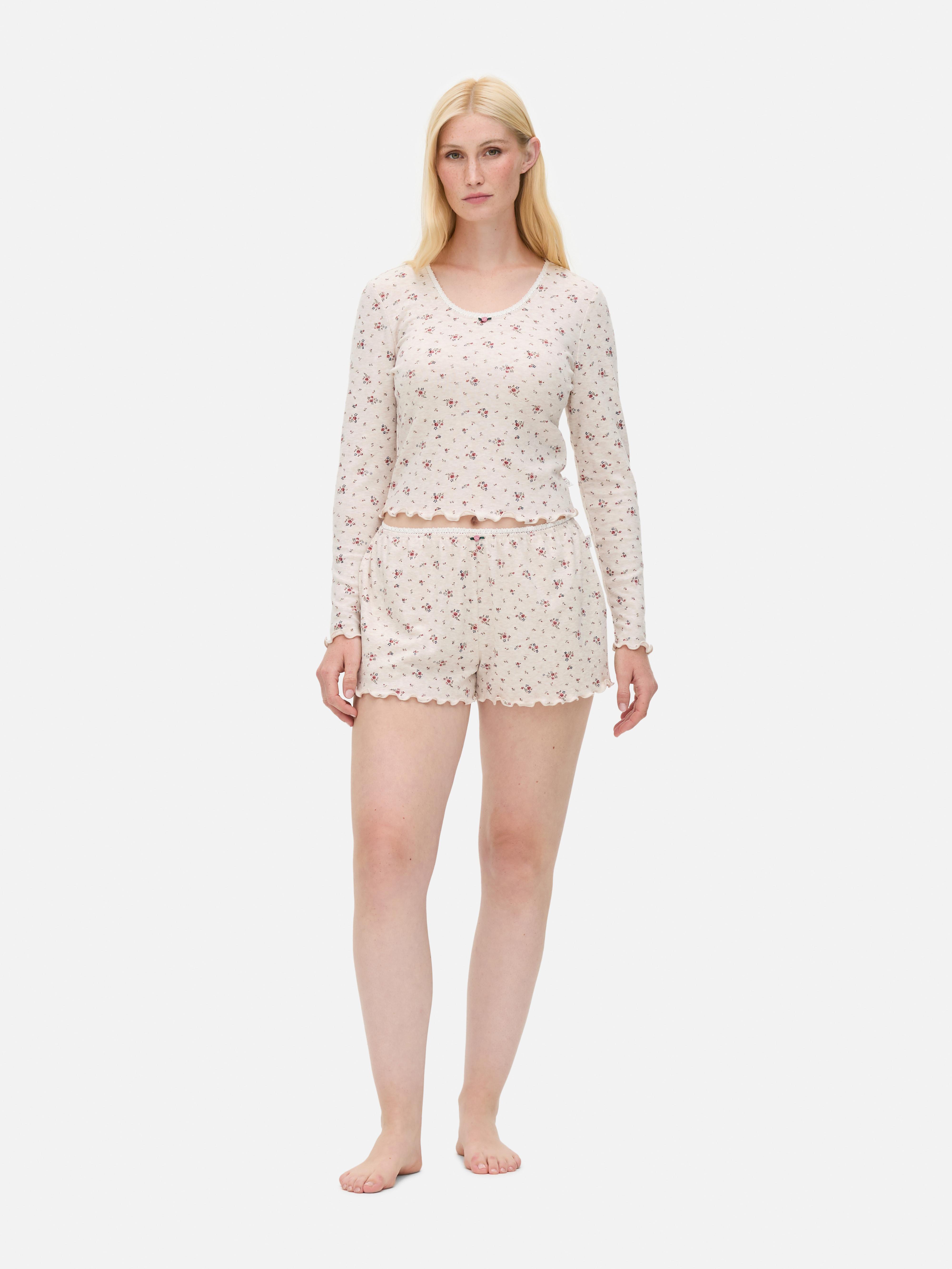 Printed Ditsy Pyjama Shorts