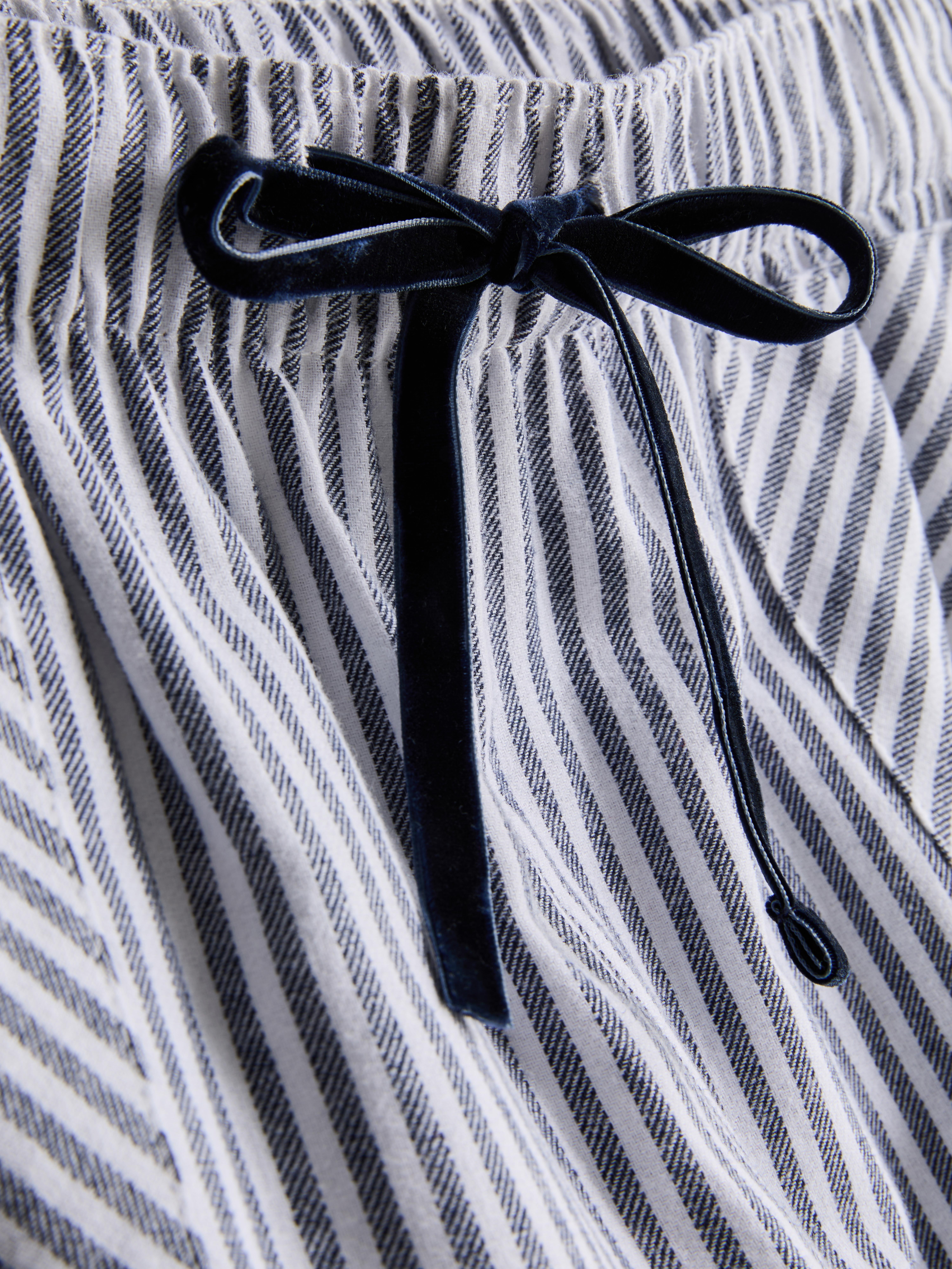 Striped Bow Detail Pyjama Bottoms