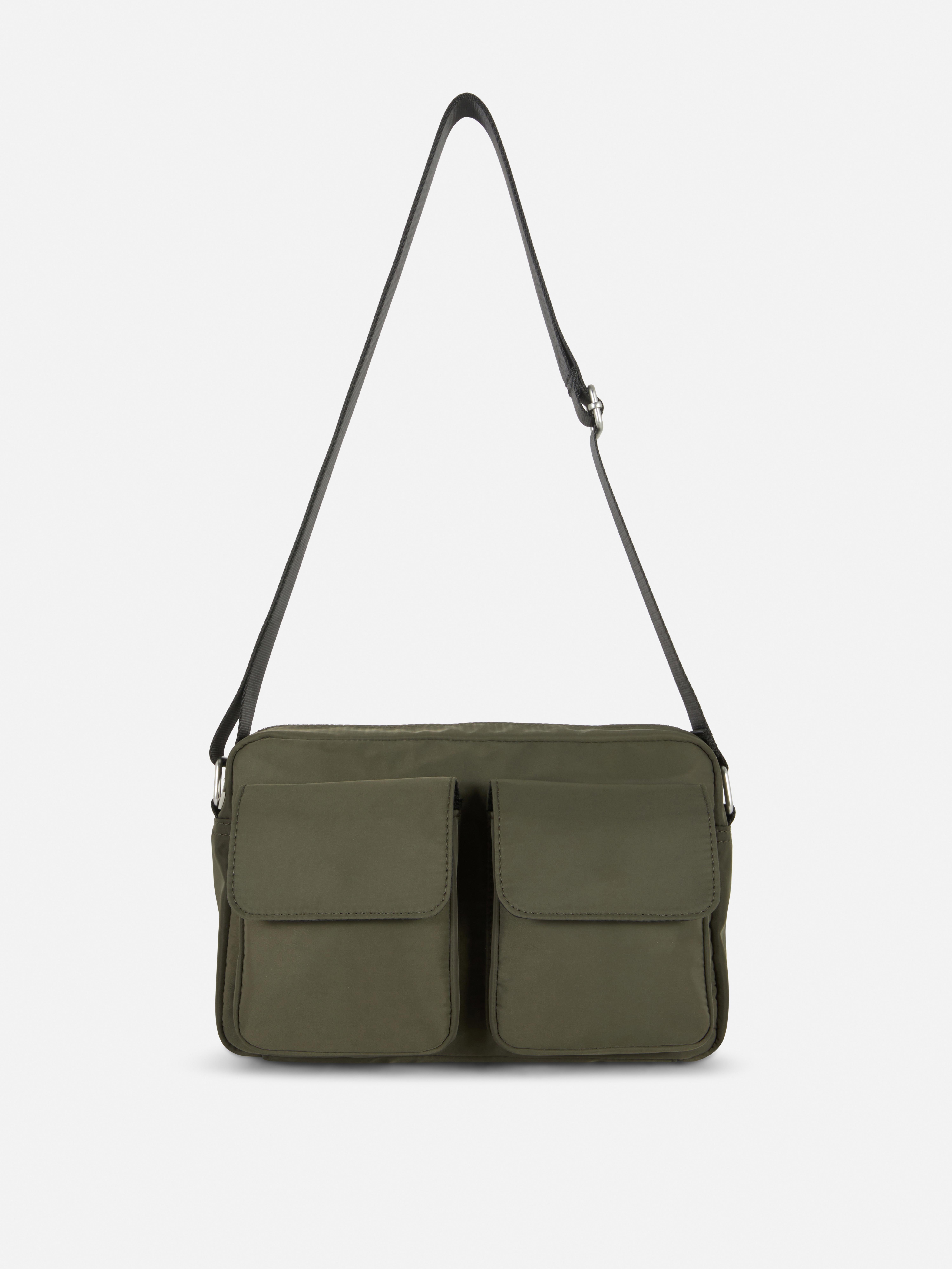 Schultertasche mit Reißverschluss