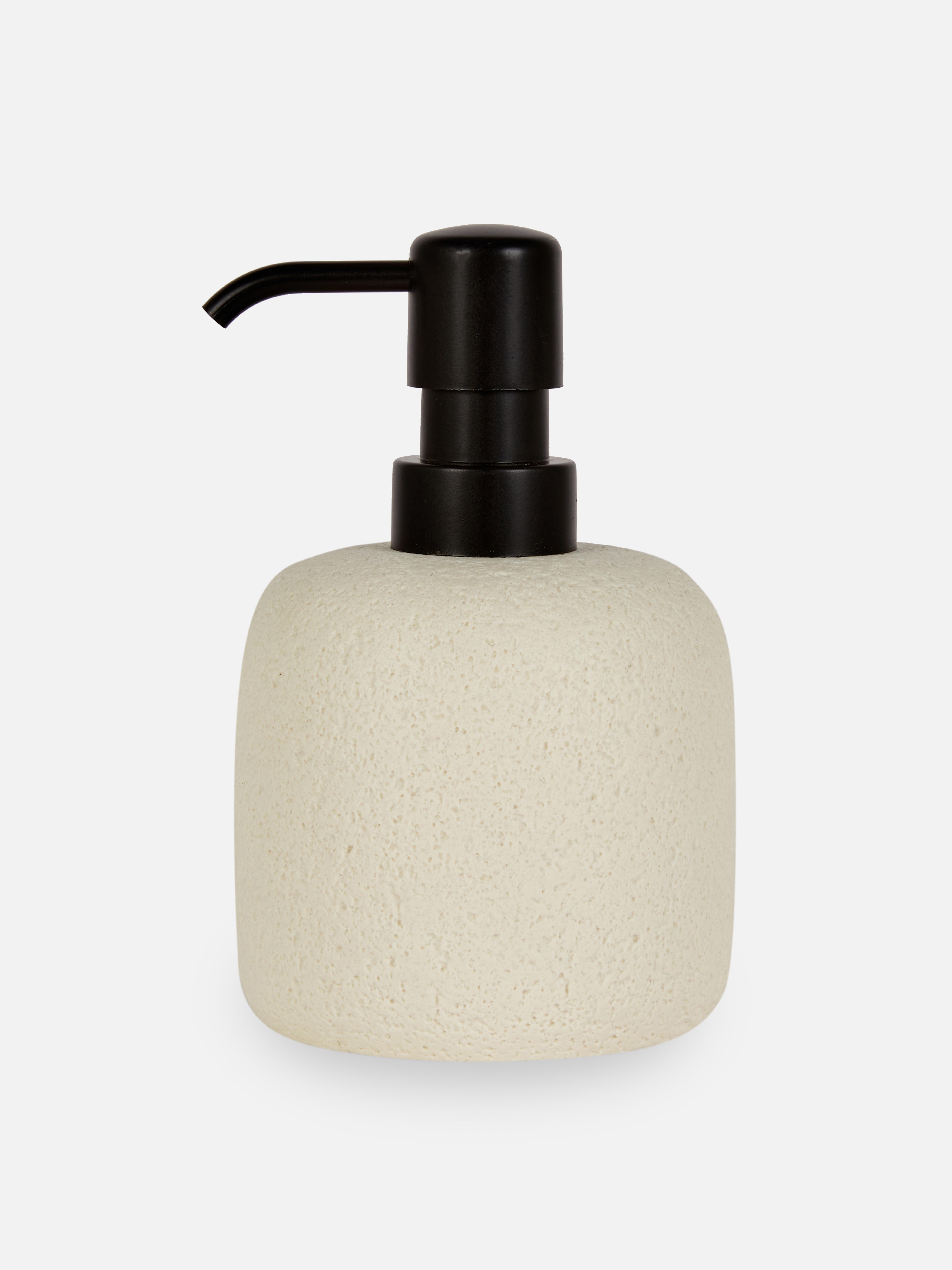 Distributeur de savon effet pierre
