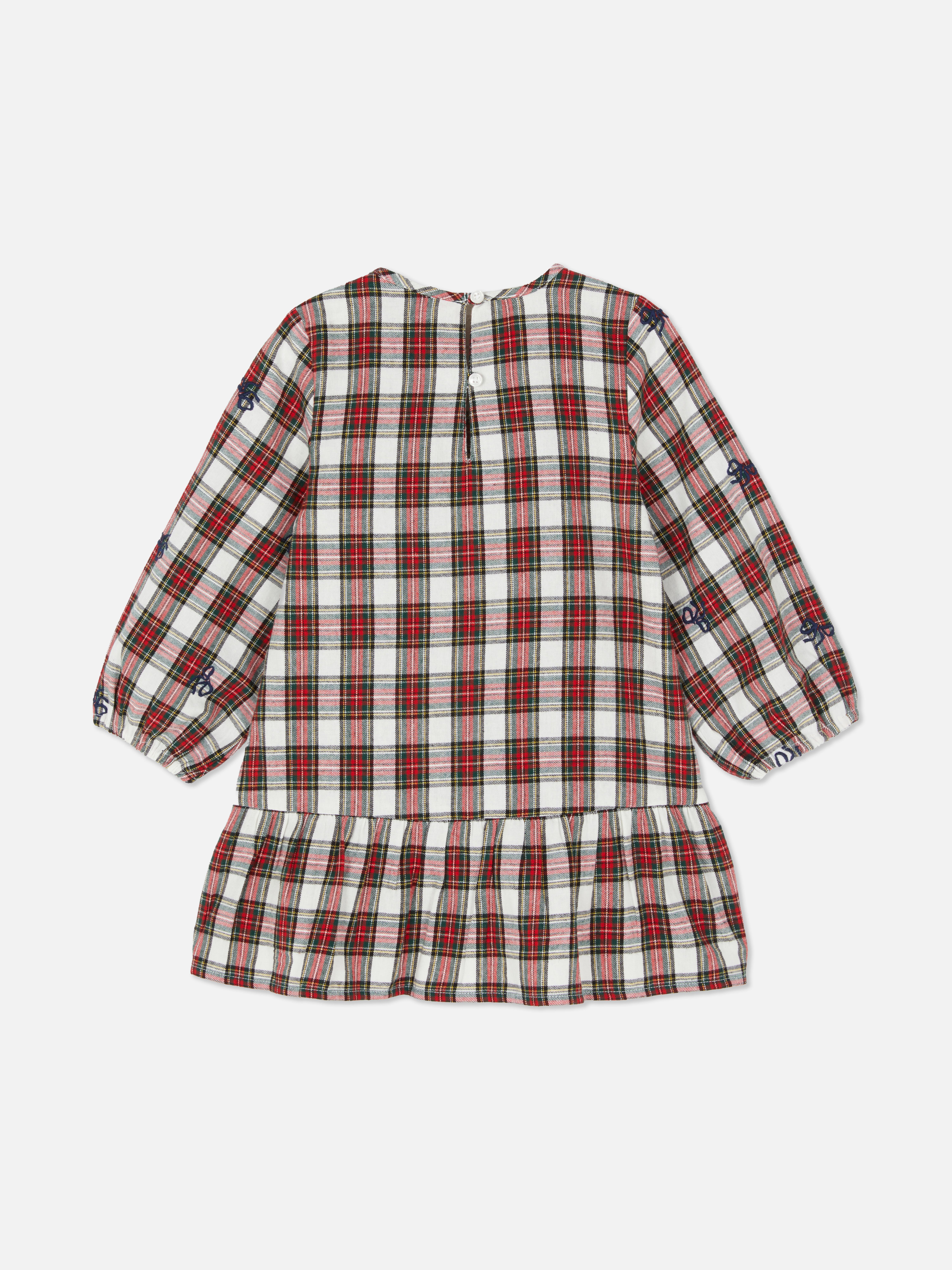 1.5-8yrs | Tartan Long Sleeve Dress