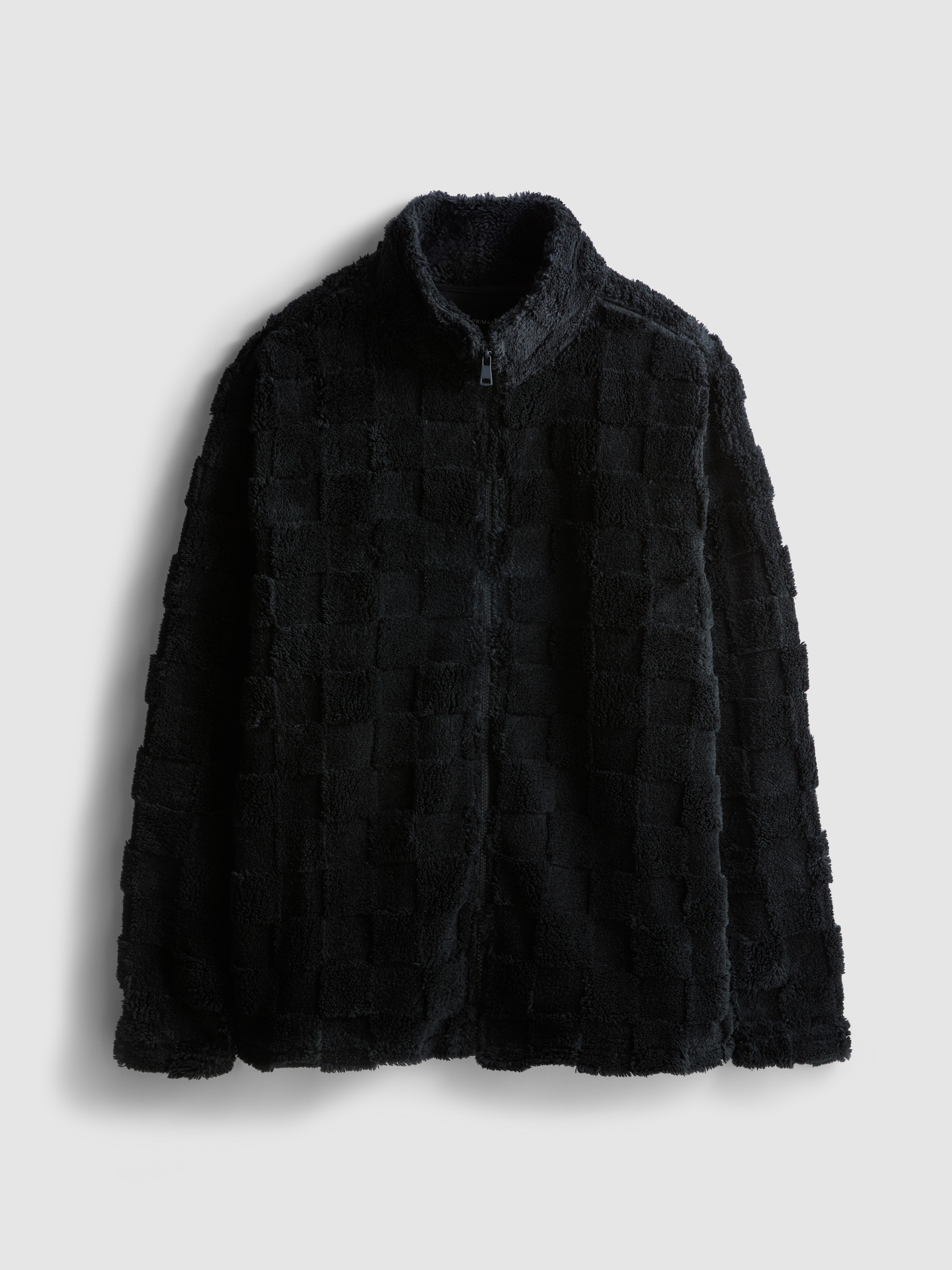 Checkerboard Fleece Pyjama Top