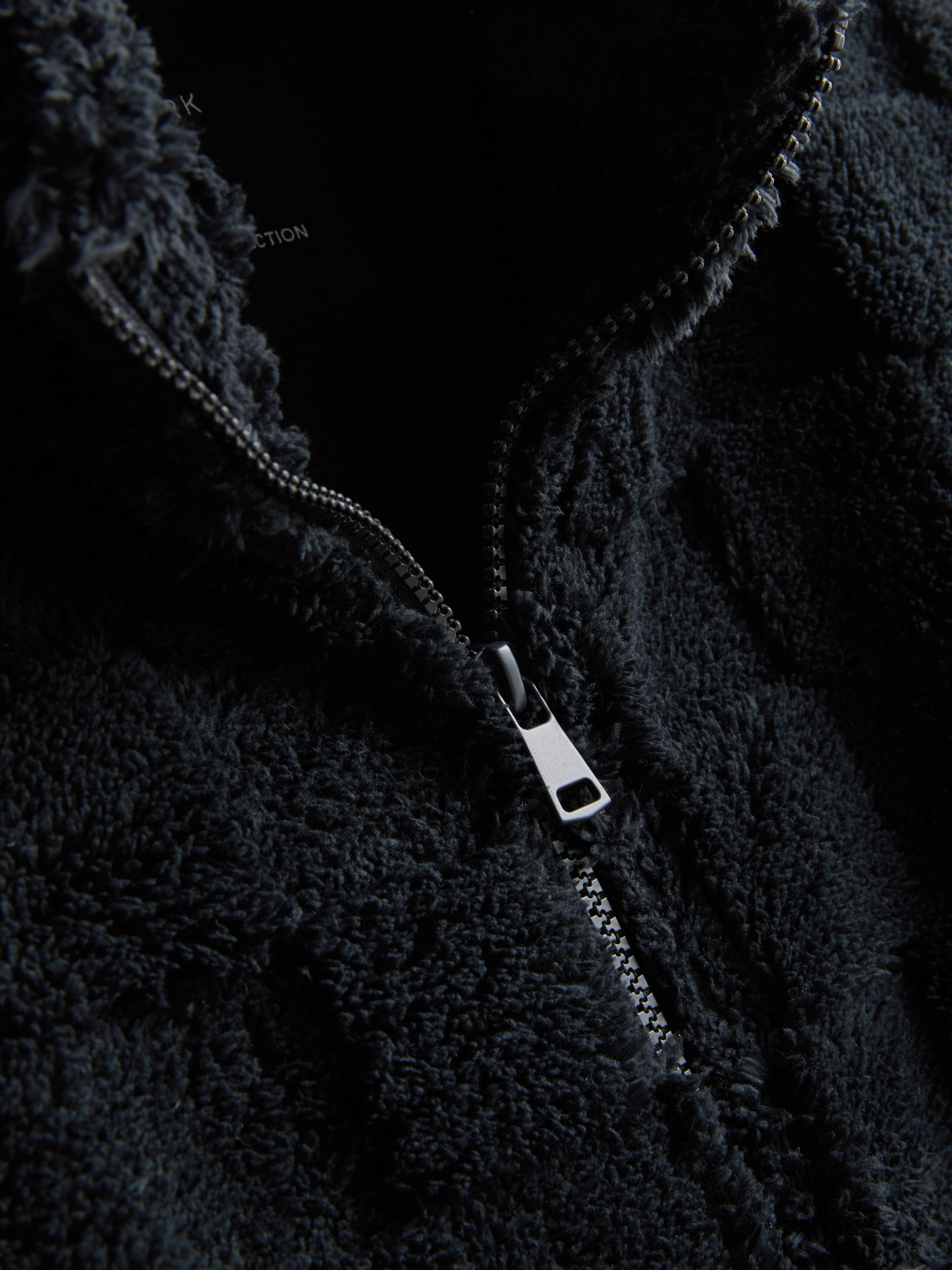 Checkerboard Fleece Pyjama Top