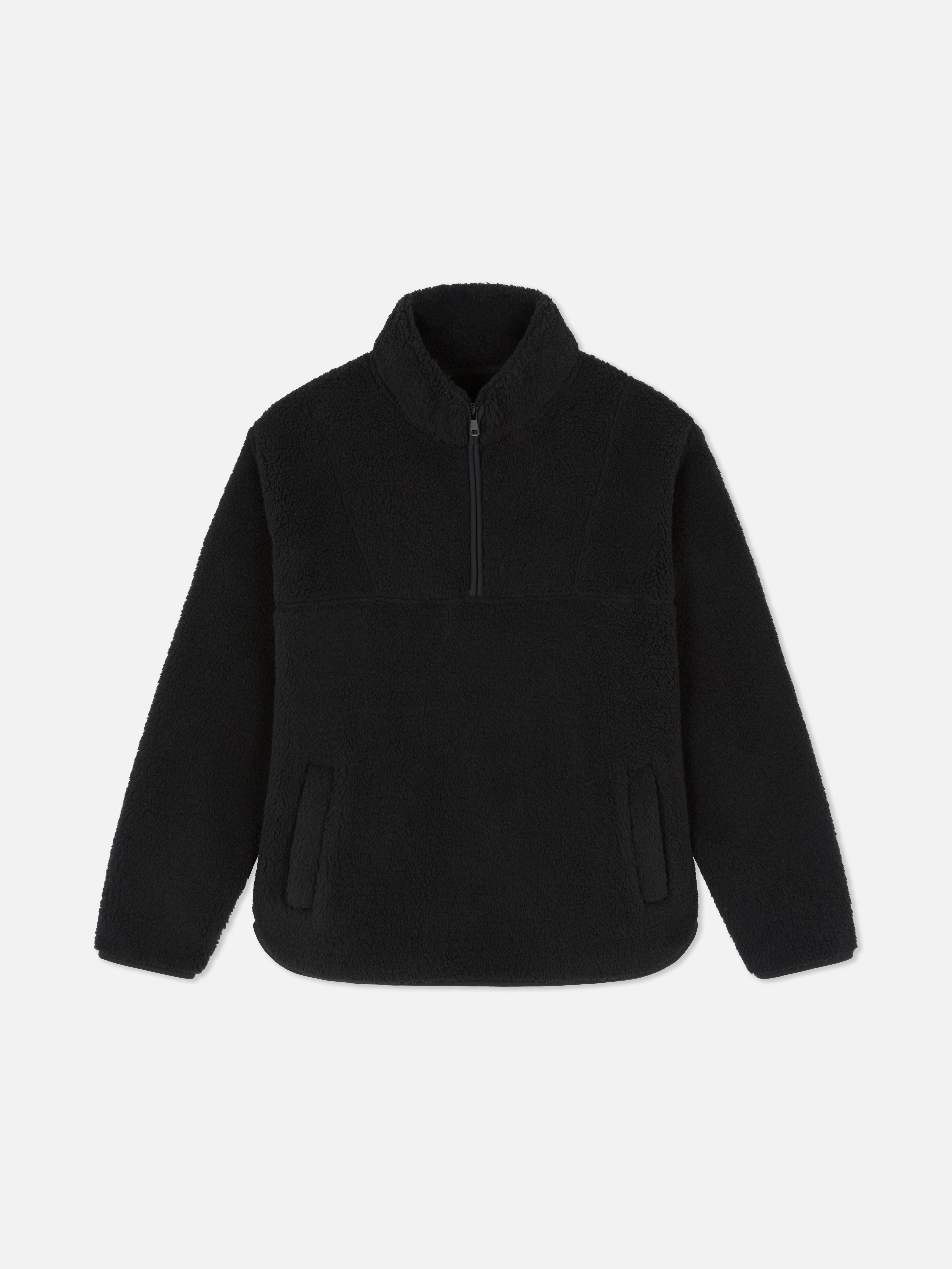 Funnel Neck Borg Lounge Sweatshirt