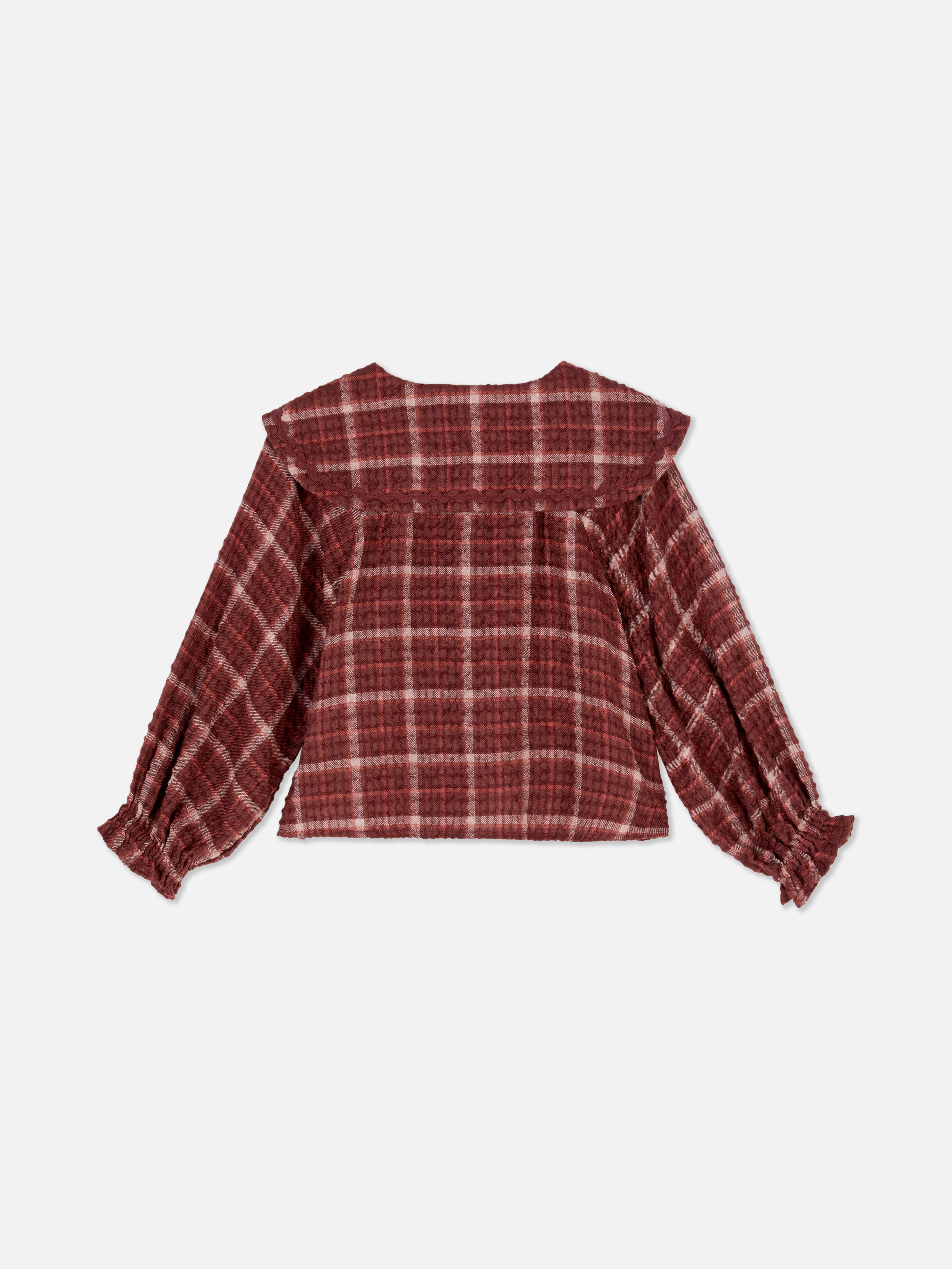 1.5-8yrs | Check Collared Blouse