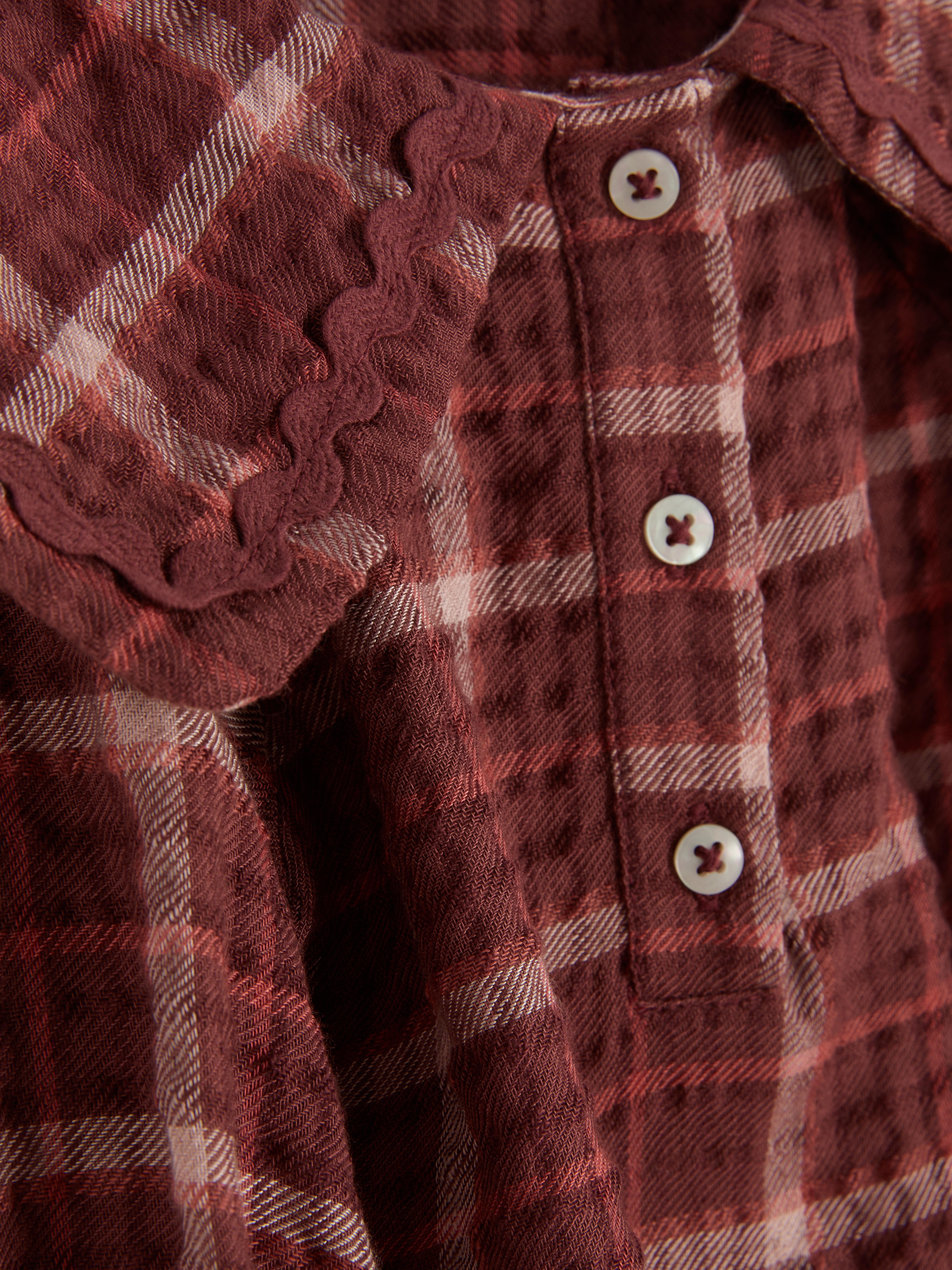 1.5-8yrs | Check Collared Blouse