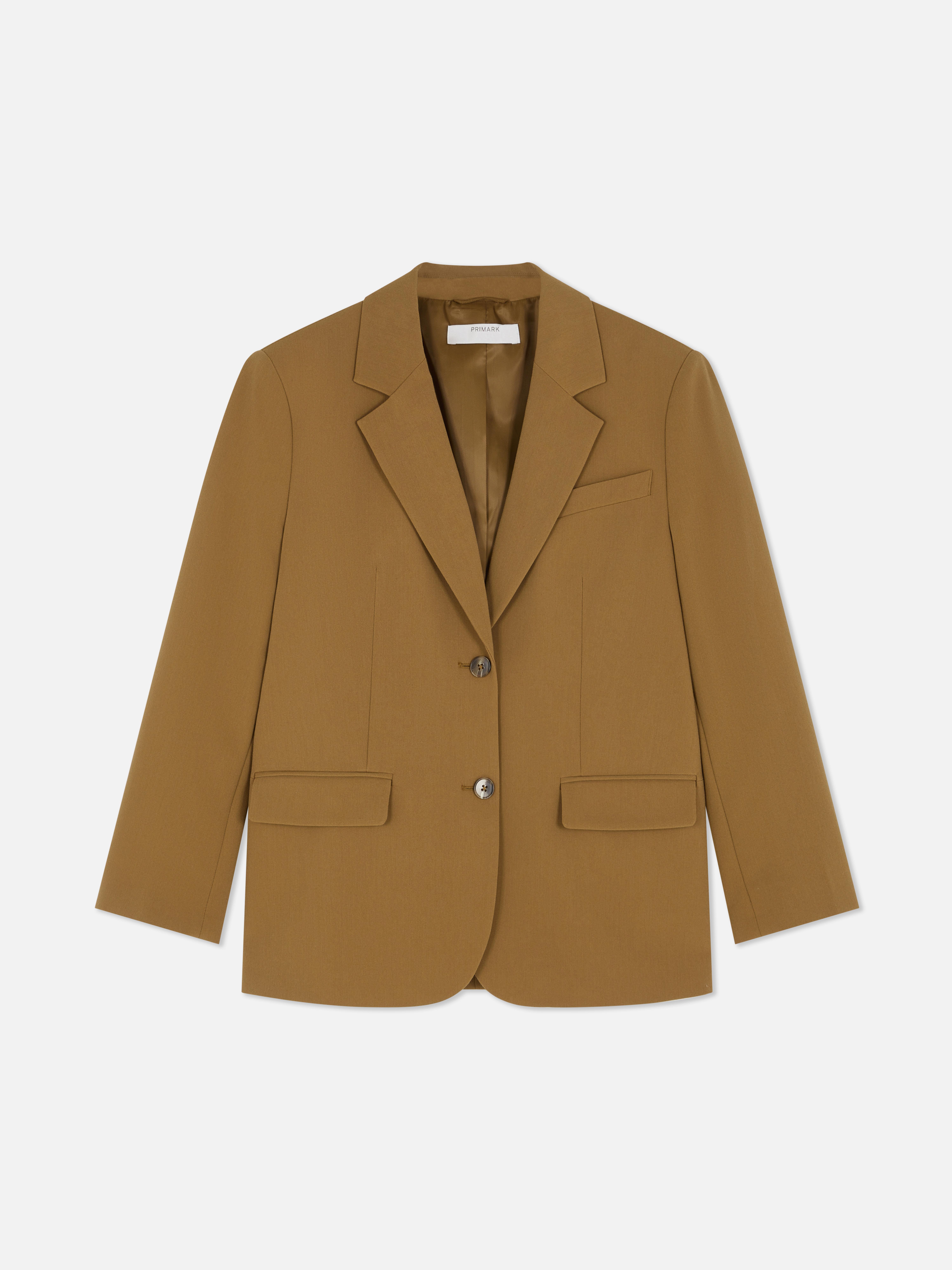 Single-breasted boyfriend-blazer