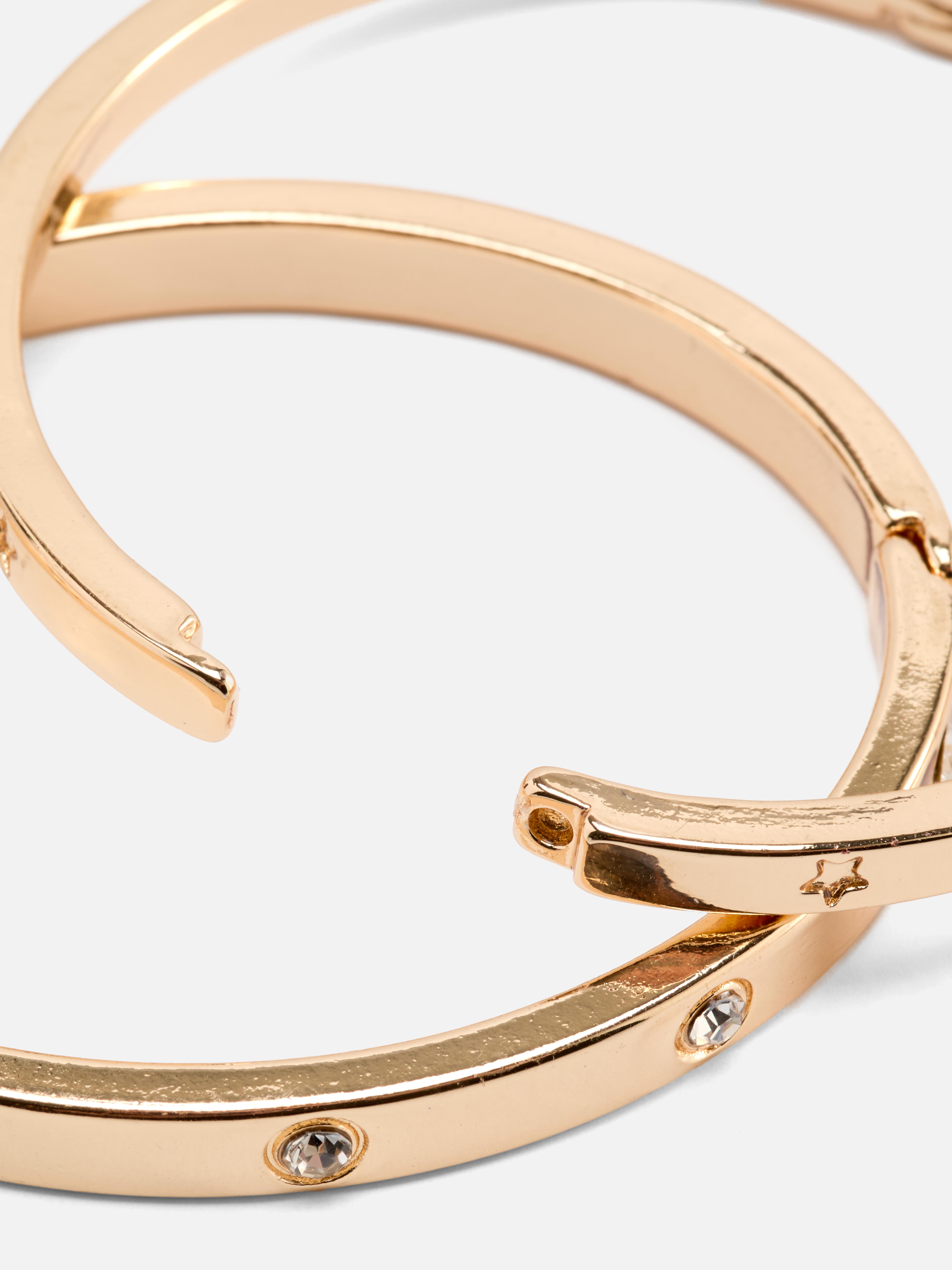 Lot de 2 bracelets joncs célestes The Edit