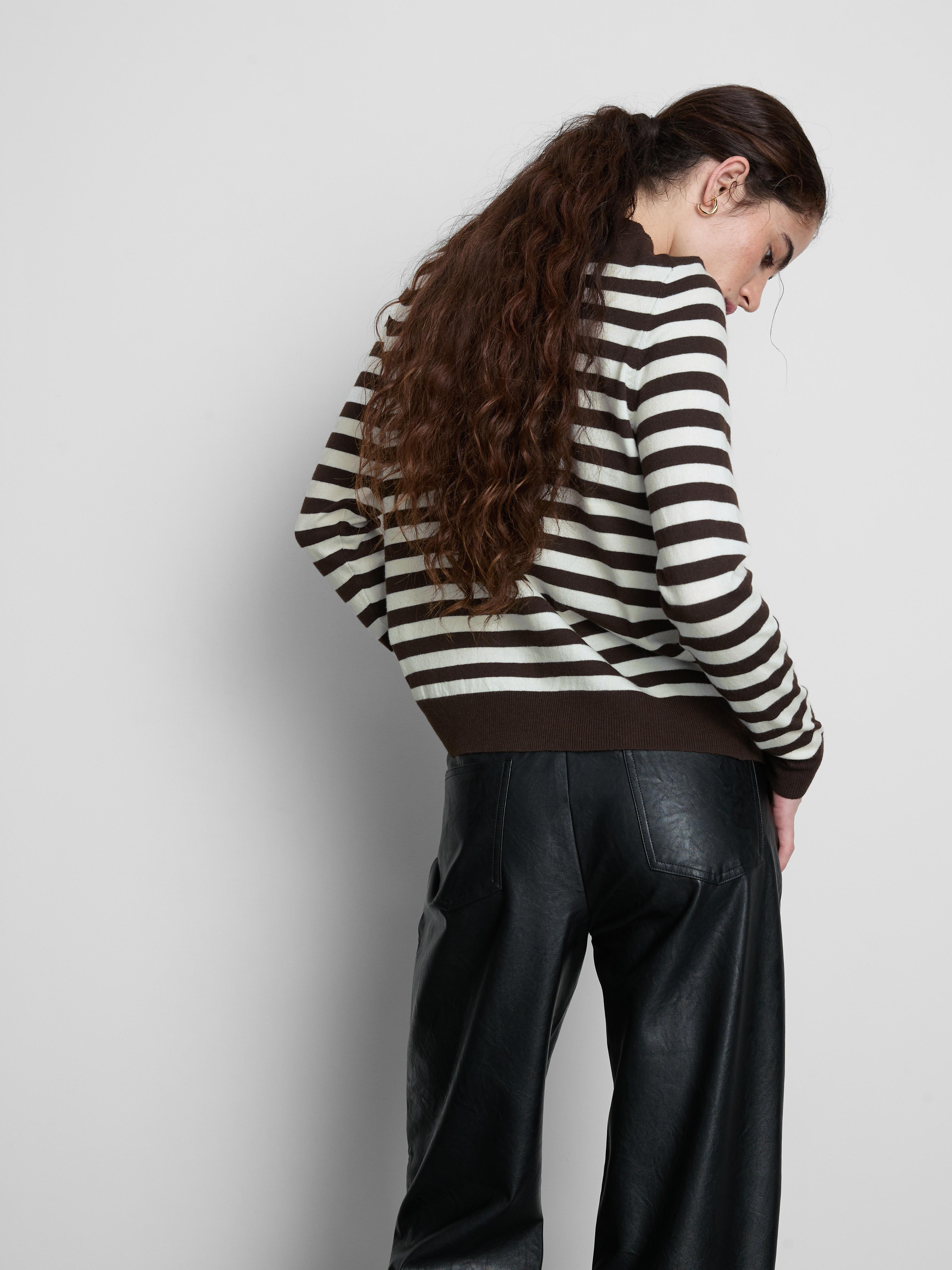 Long Sleeve Crew Neck Cardigan