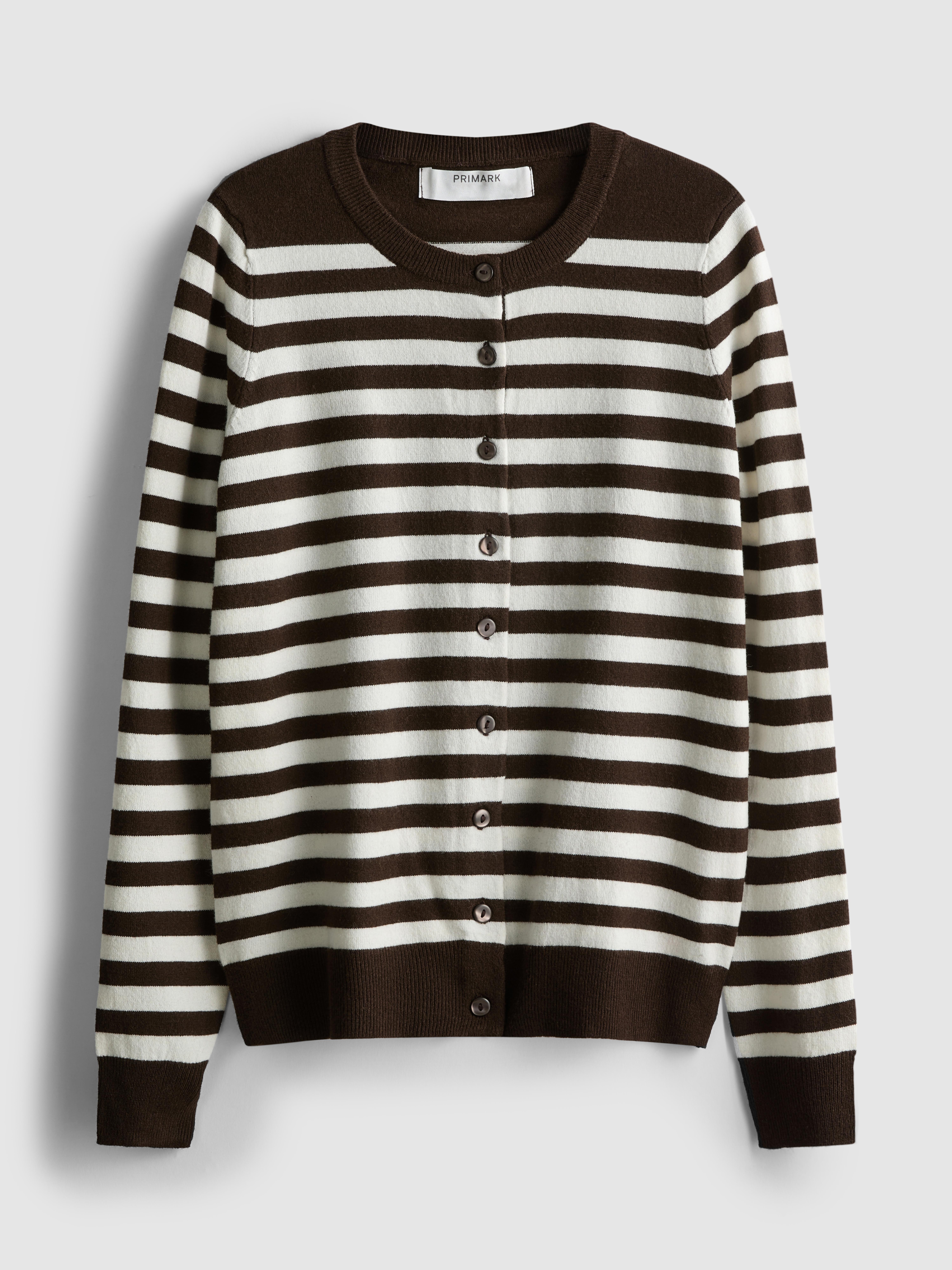 Long Sleeve Crew Neck Cardigan