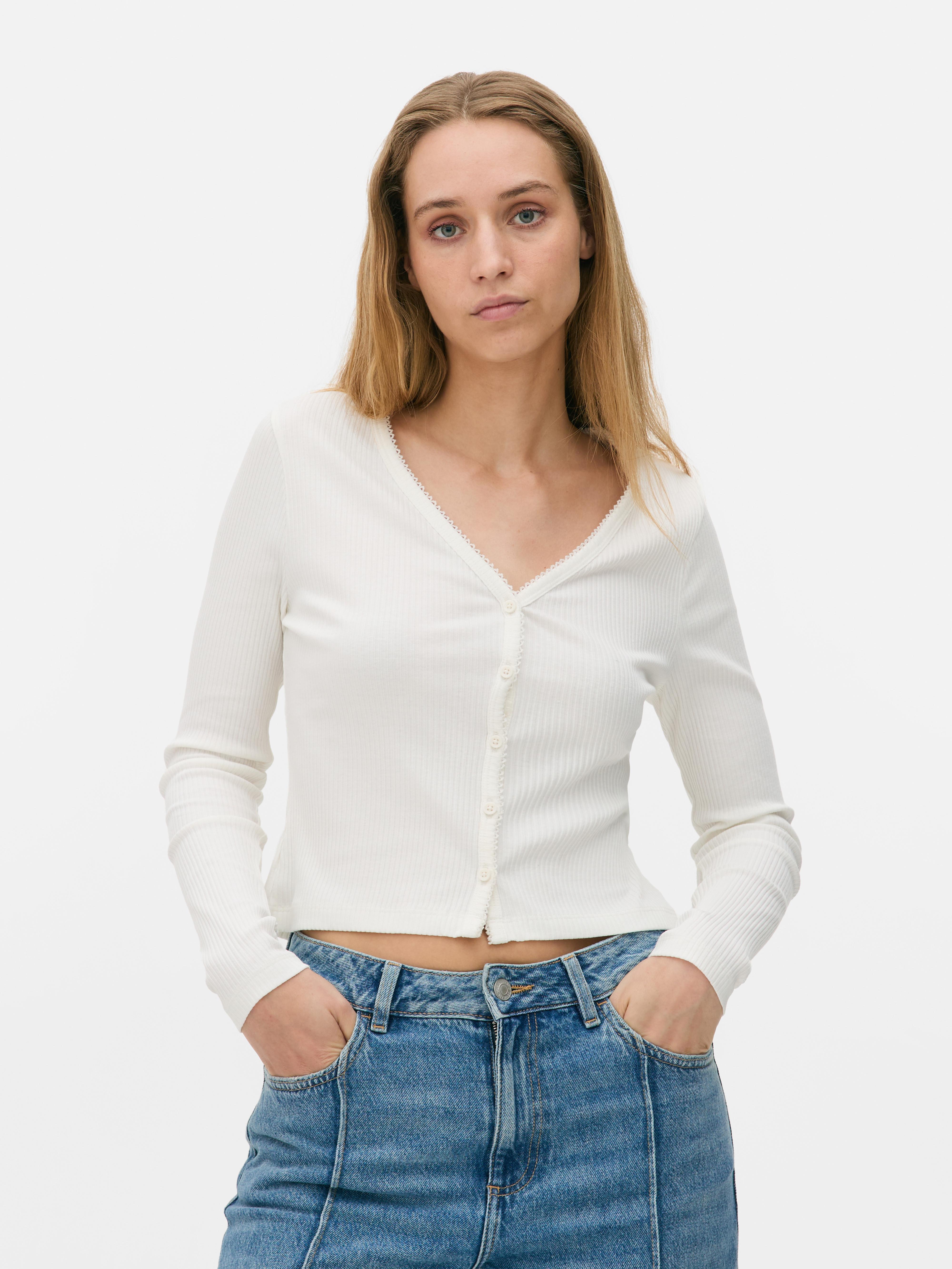 Cardigan con bottoni