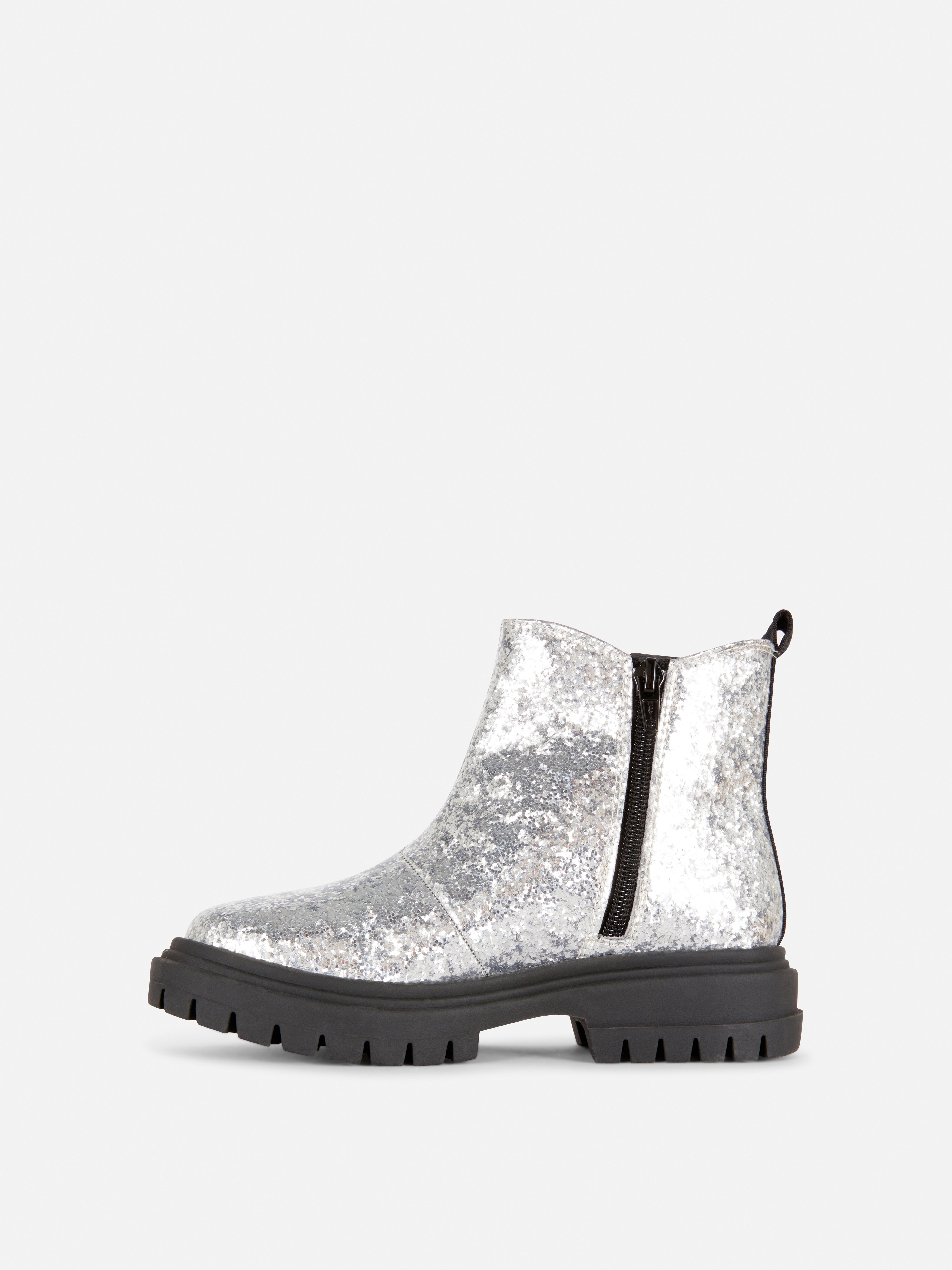Glitter Chelsea Boots