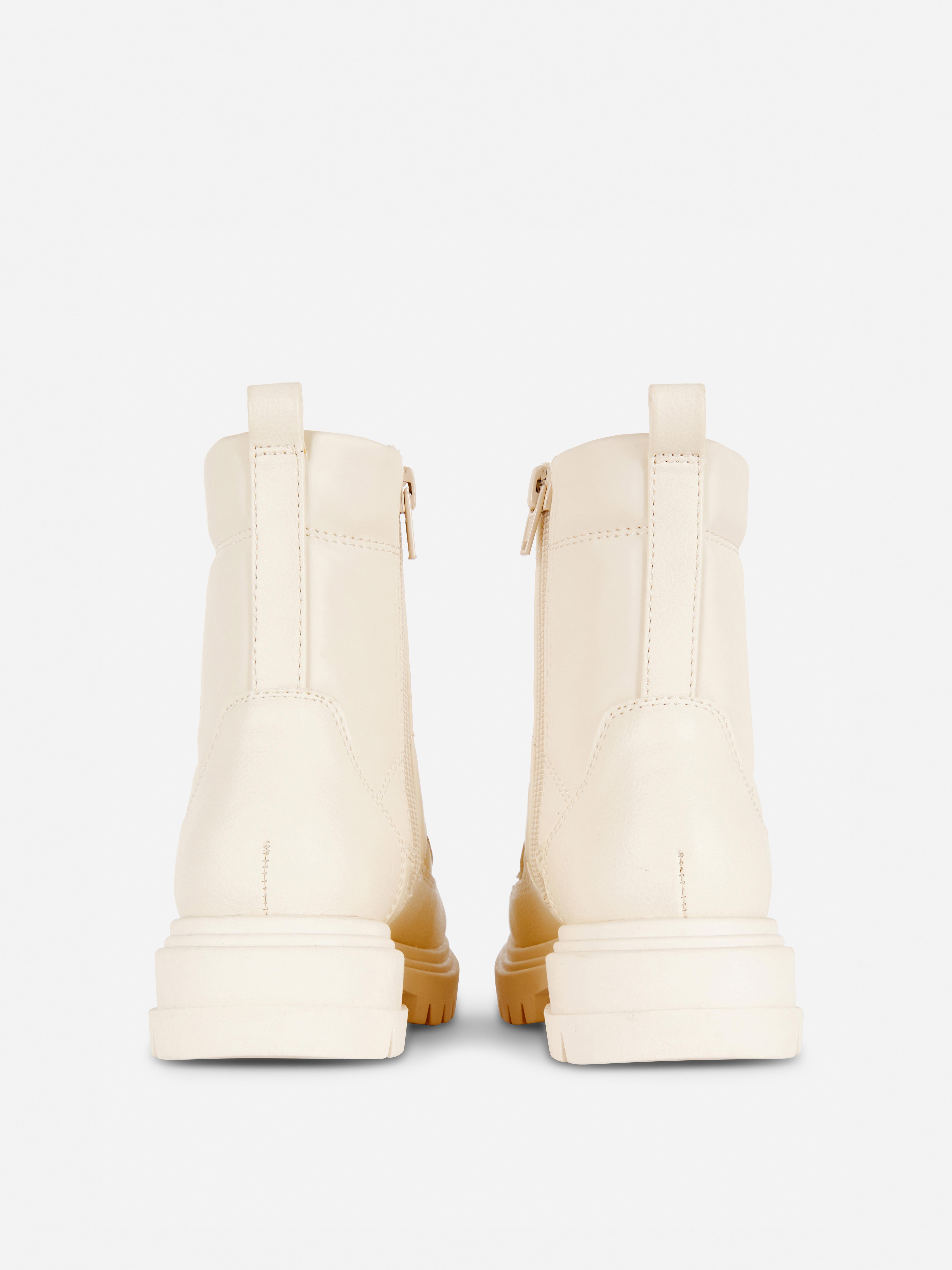Zip-Up Ankle Boots