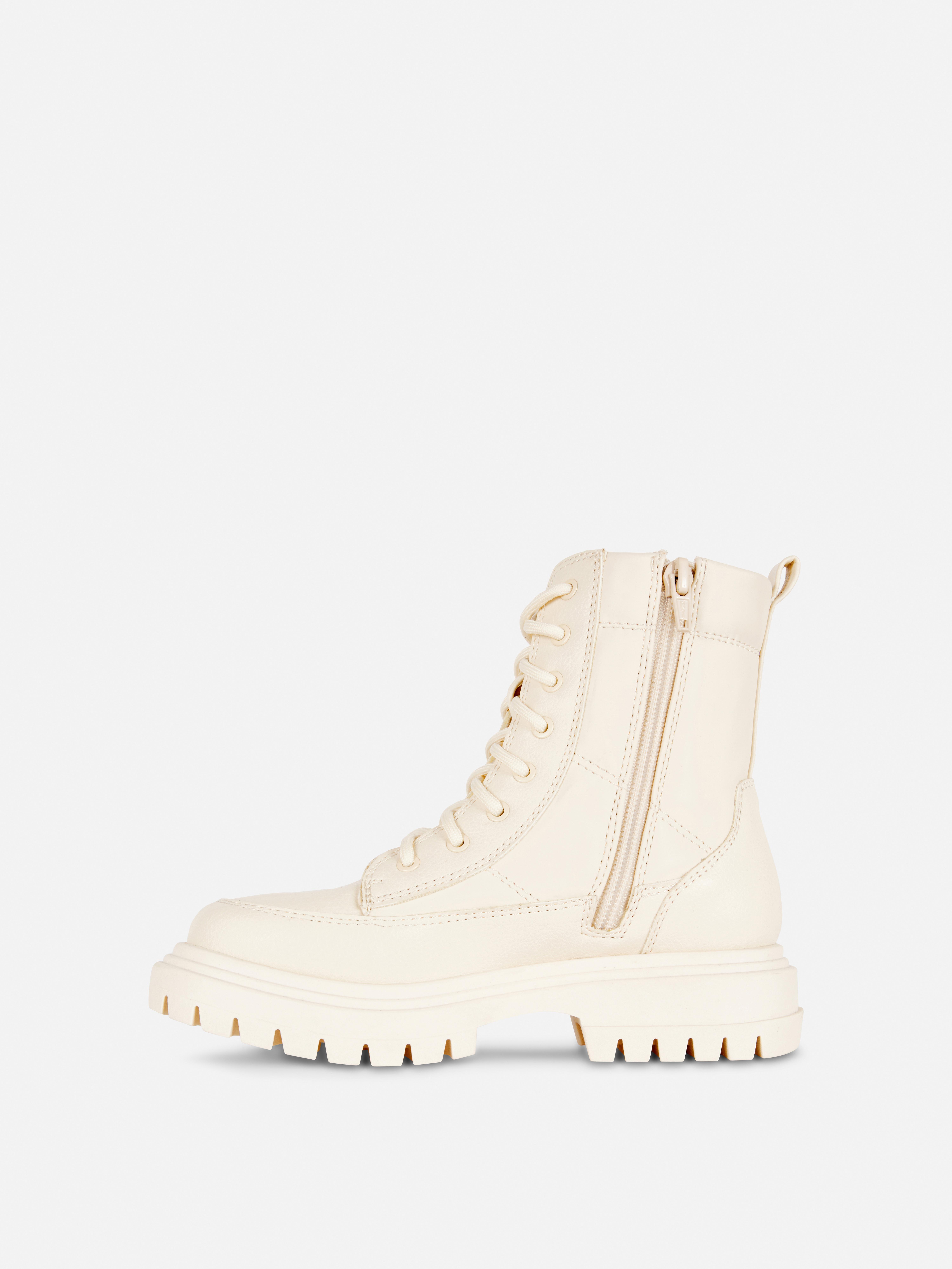 Zip-Up Ankle Boots